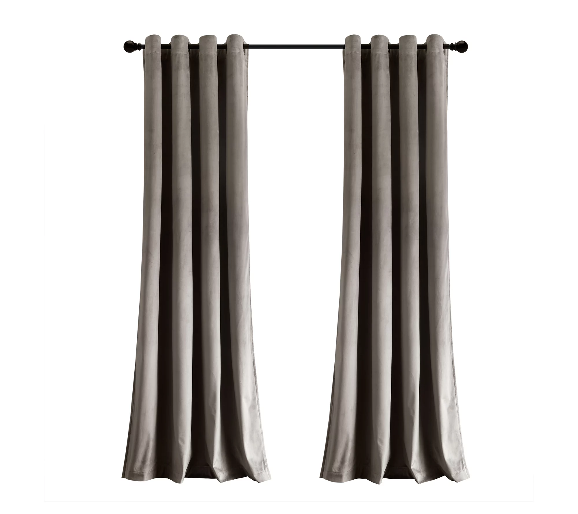 Lush Decor Prima Velvet Blackout Window Curtain84" x 52"