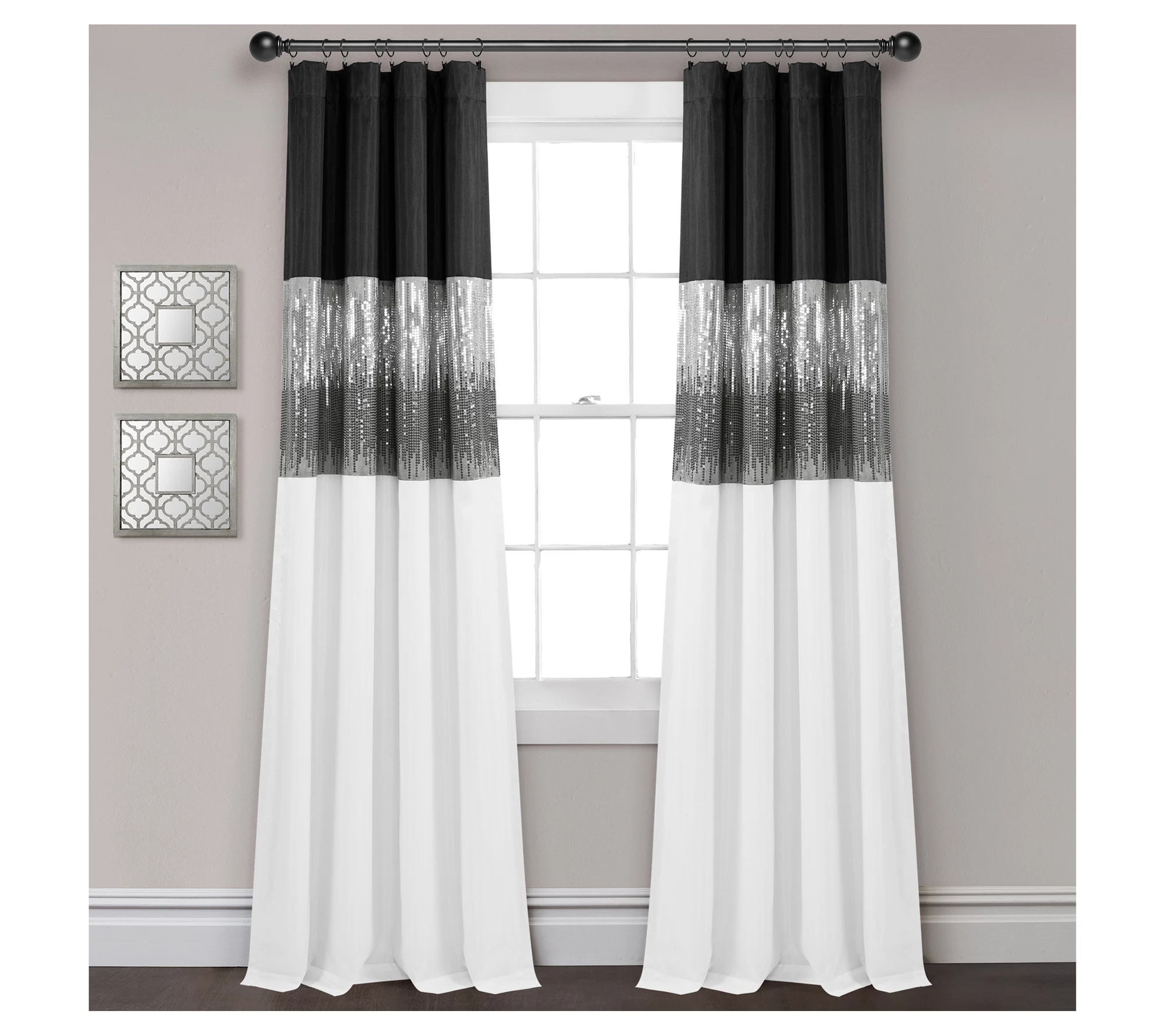 Night Sky Blackout Window Curtain Single42X84 by Lush Decor