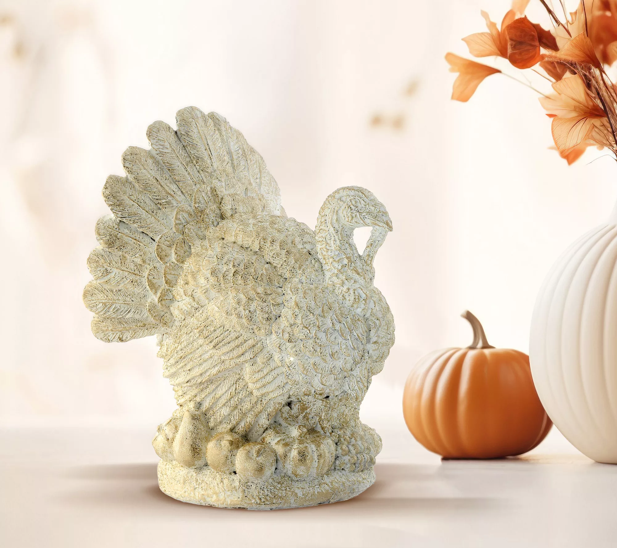 10" Resin Thanksgiving Turkey By Valerie