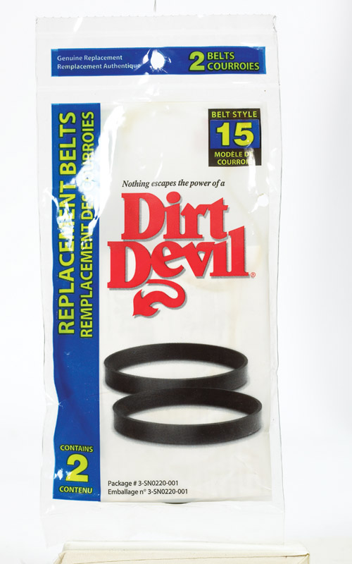 Dirt Devil Vacuum Belt For ultra corded hand vacuums 2 pk