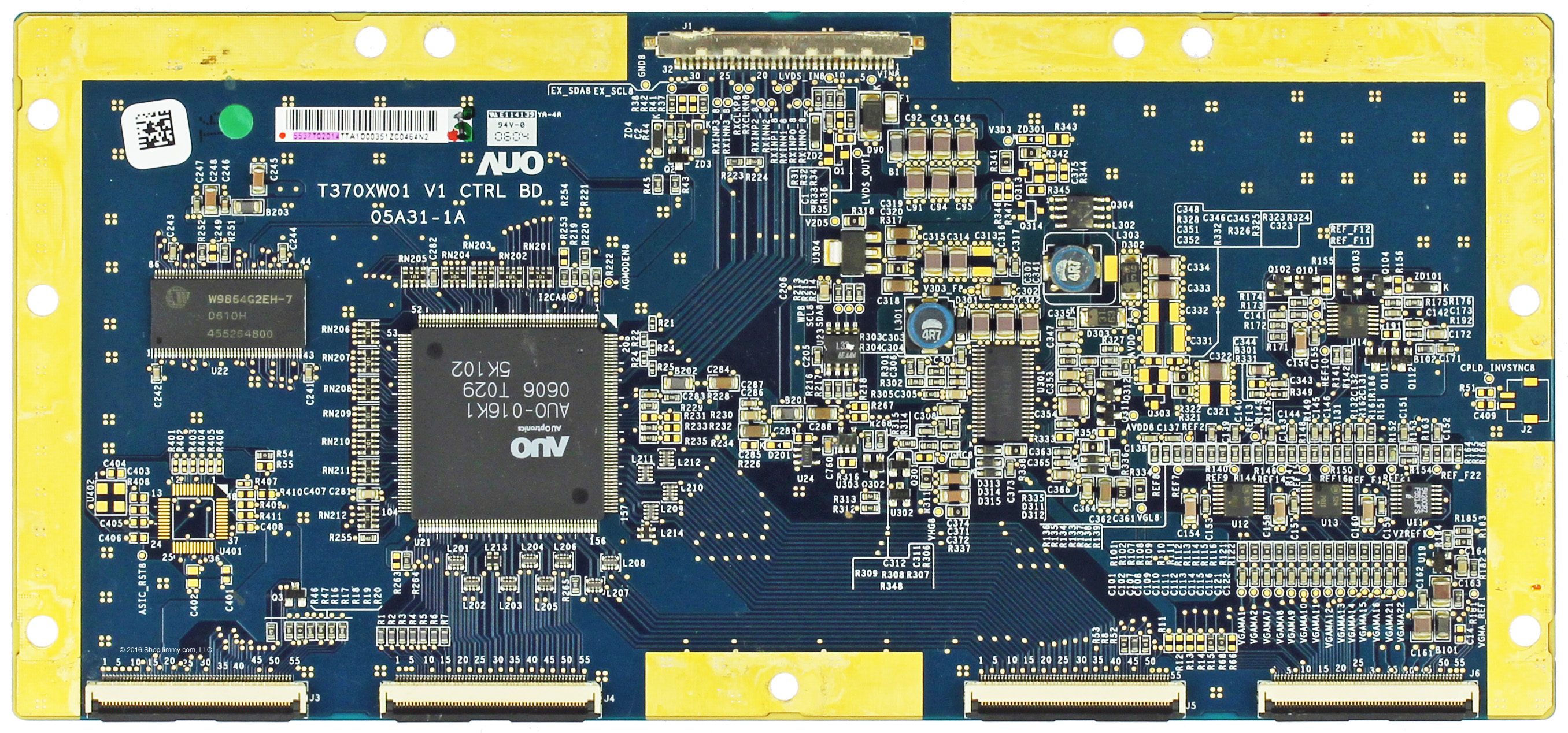 AUO 55.37T02.014 (T370XW01 V1 CTRL BD, 05A31-1A) T-Con Board