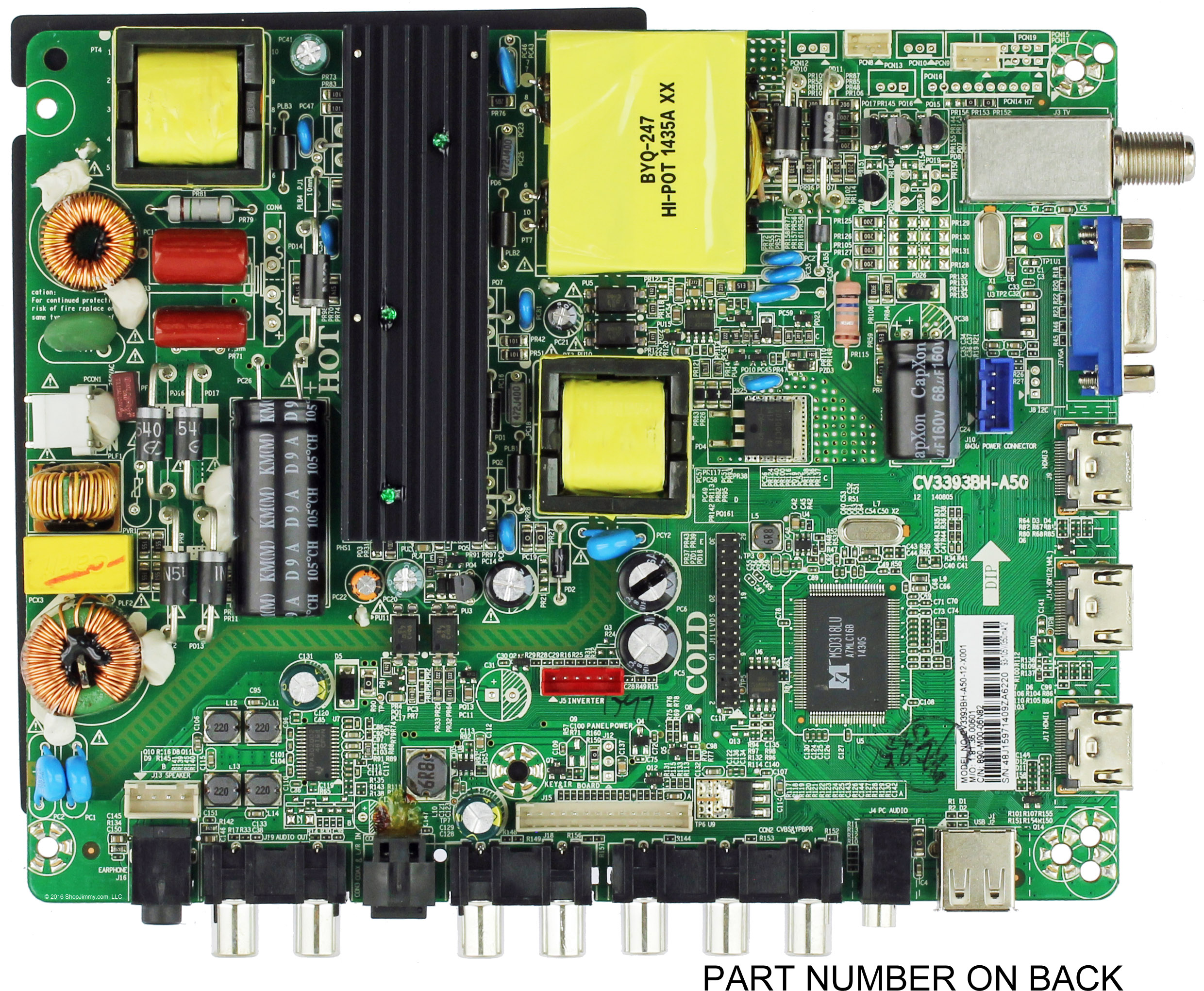 Element SY14652 Main Board / Power Supply for ELEFW504A (See Note)