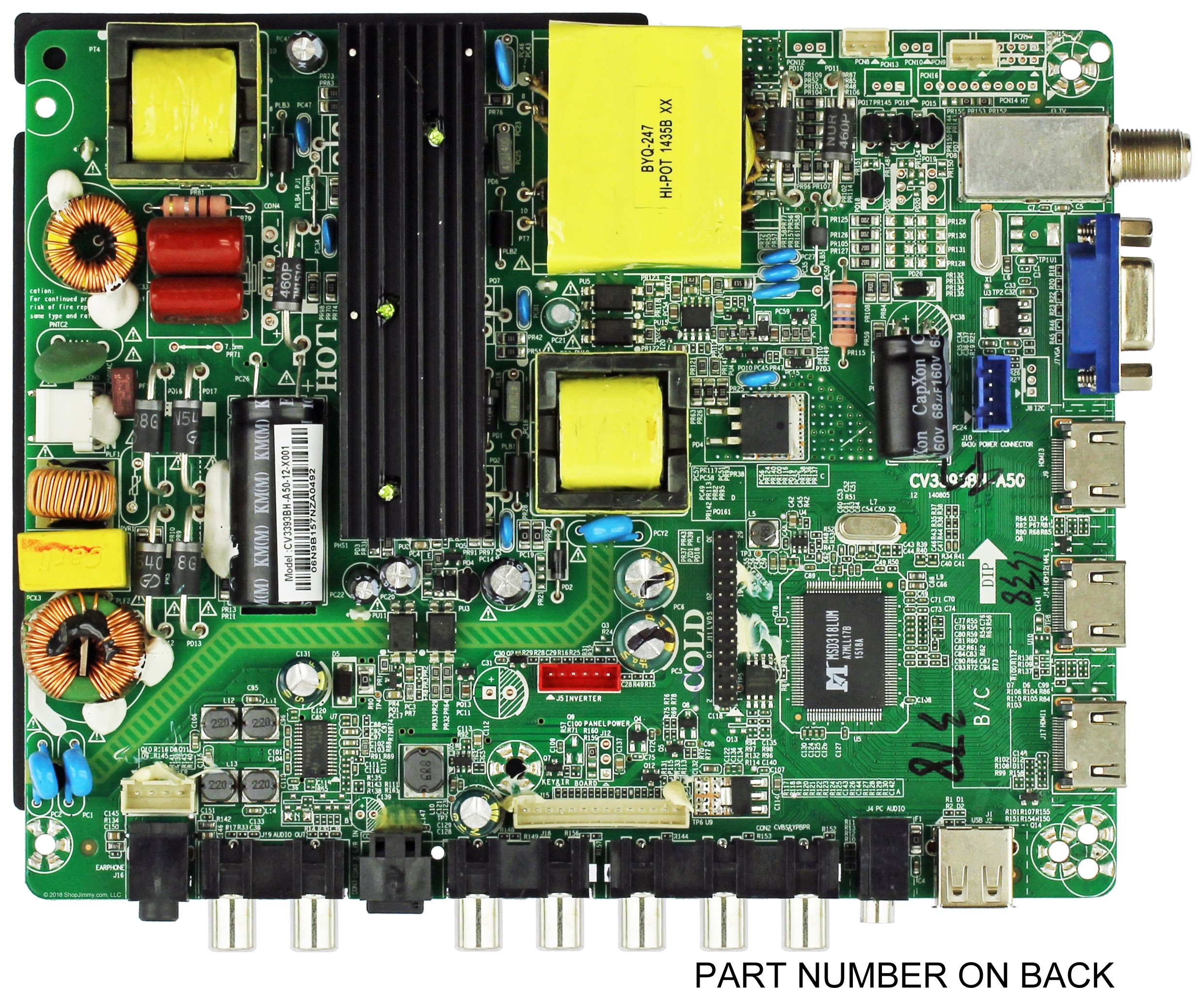 Element SY15242-15 Main Board/ Power Supply for ELEFT506 (J5C0M Serial-See Note)