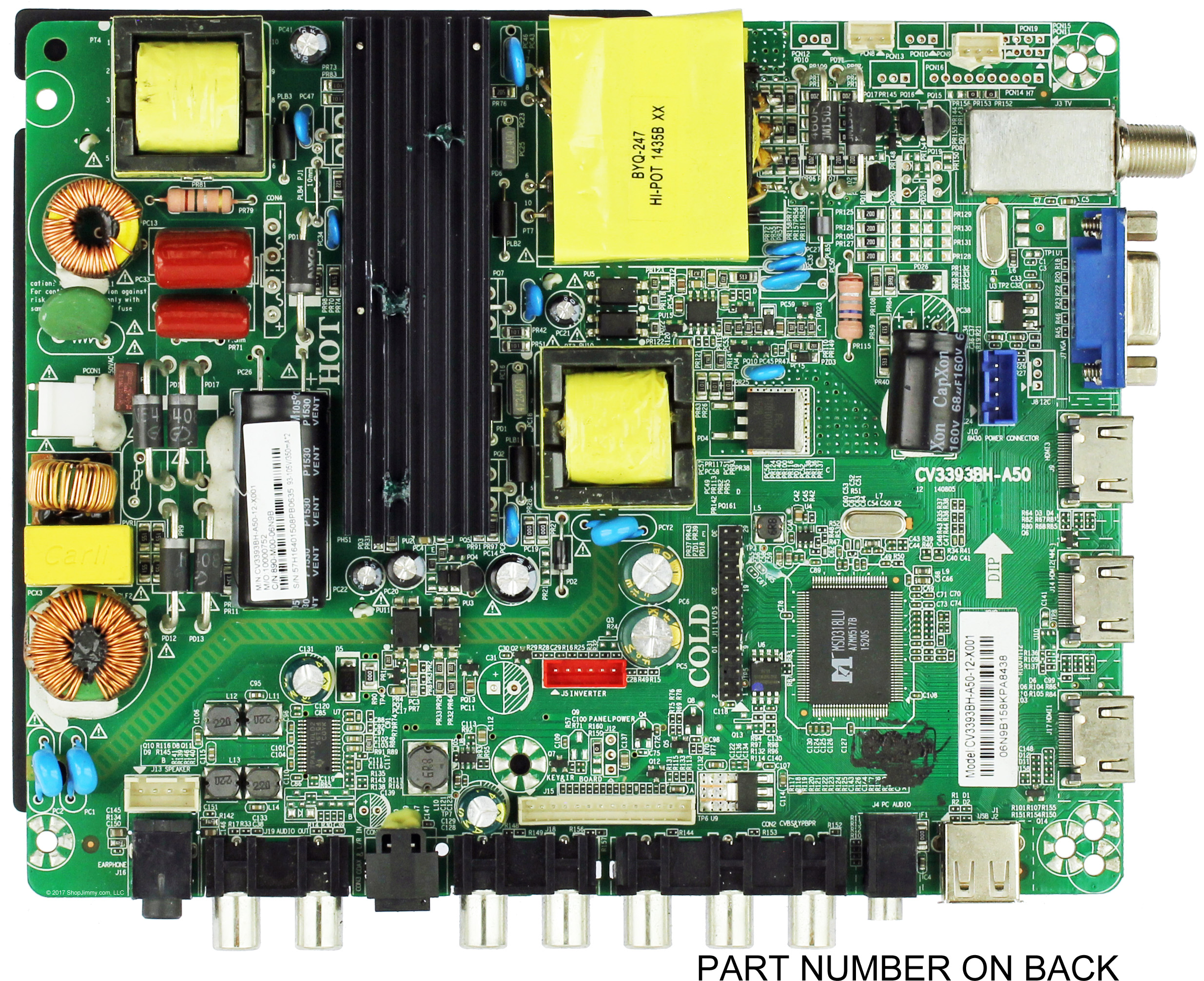 Element SY15242-17 Main Board/ Power Supply for ELEFT506 (J5A3M Serial-See Note)