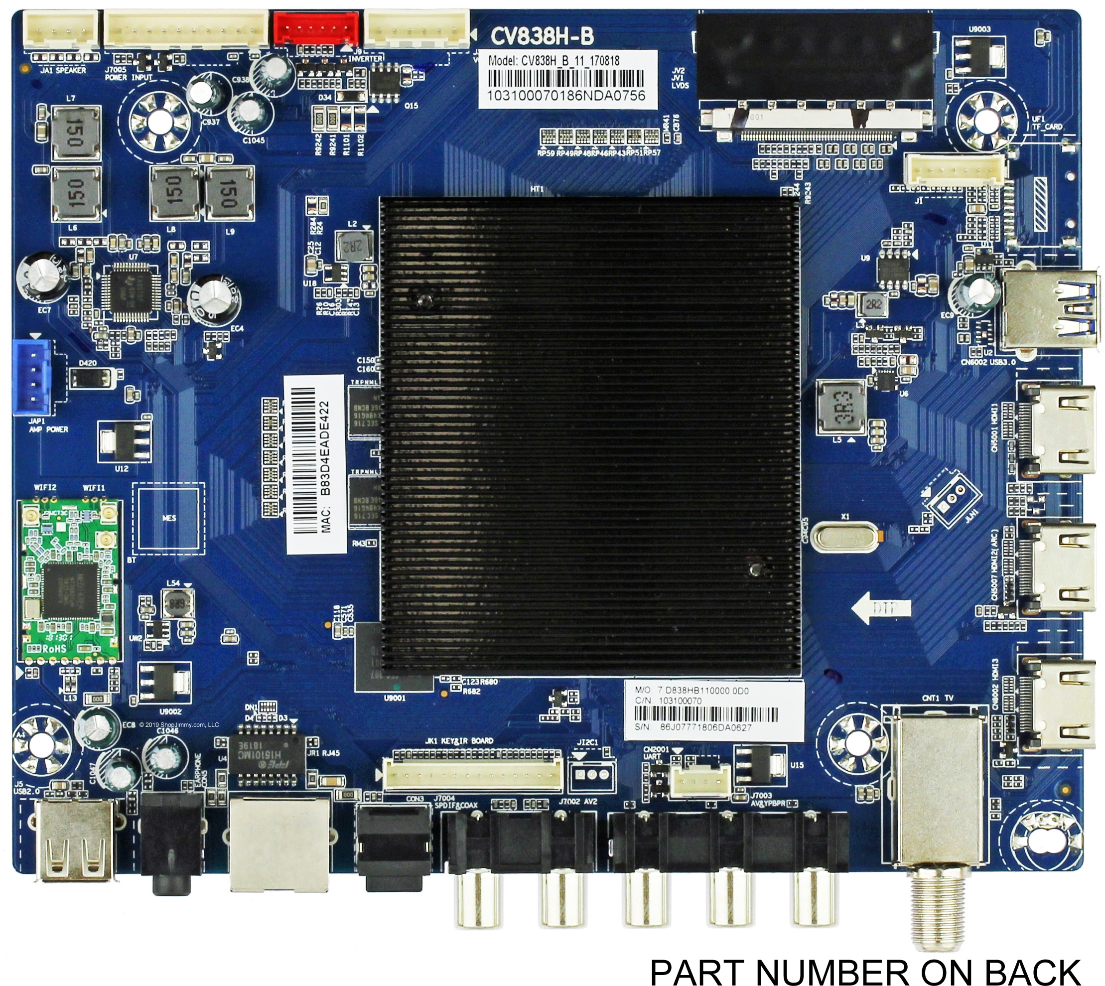 Element E18096-SY Main Board for E4STA5017 (G8C6M Serial)