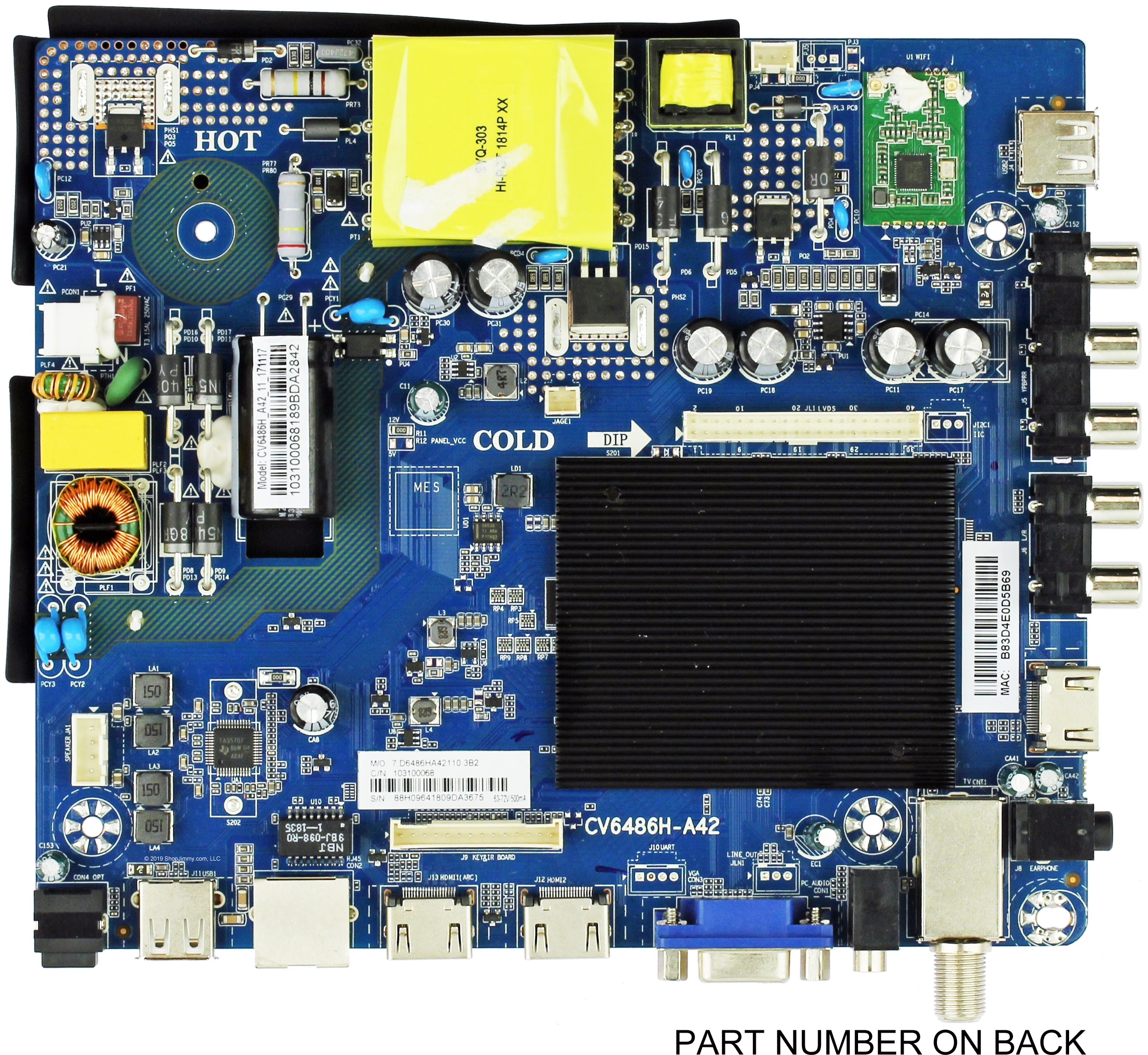 Element E18148-1-SY Main Board / Power Supply for ELST4017 (J8H0M Serial)