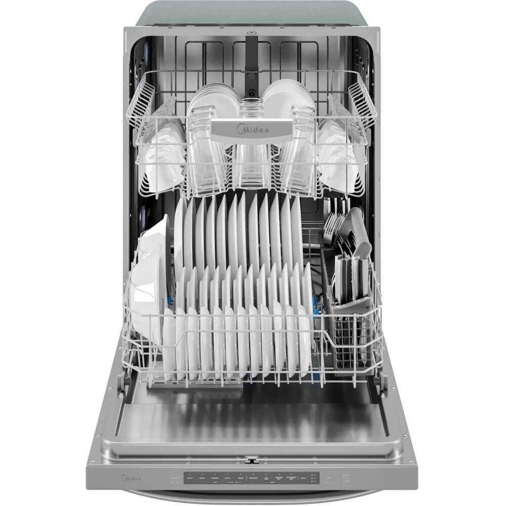 Midea MDT24H2AST 49 dBA Stainless Top Control Dishwasher