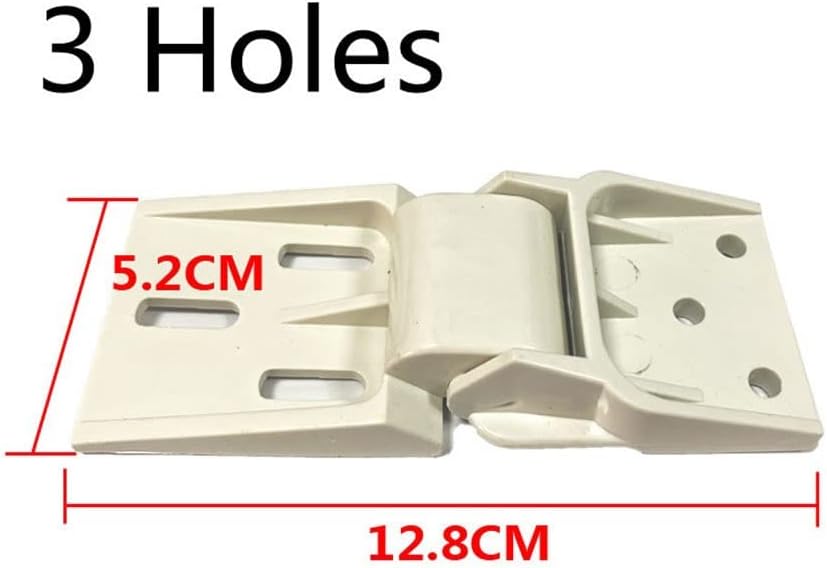 creap 2PCS Refrigerator Small Counterbalance Universal Chest Freezer Plastic Hinge 95Â°-110Â° Fol