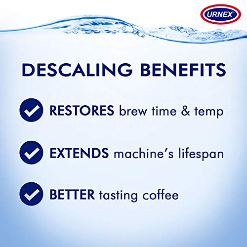 Urnex Dezcal Activated Scale Remover - 7 oz - For Use on Commercial Boilers and Heating Elements of Coffee and Espresso Equipmen