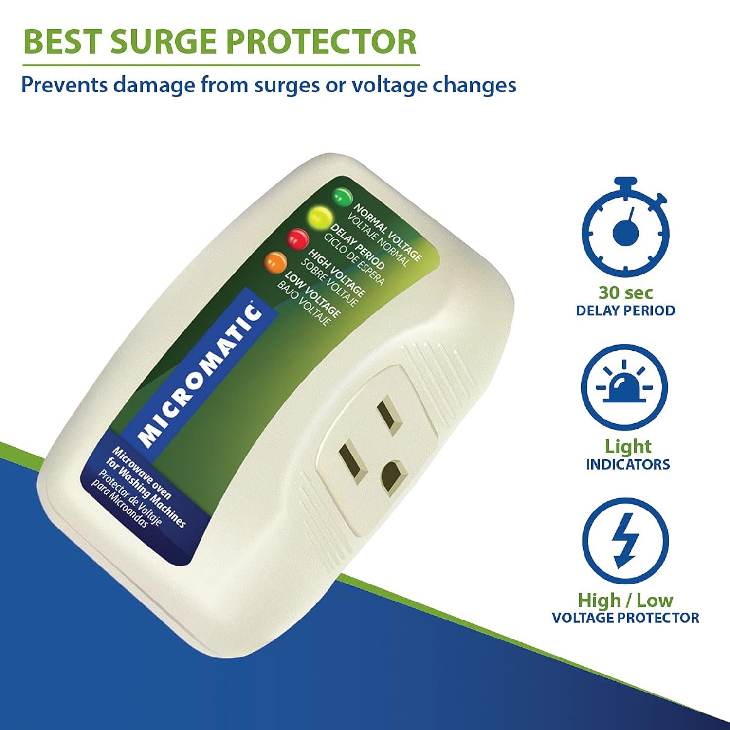 Great Choice Products Micromatic Electronic Surge Protector For Microwave Oven