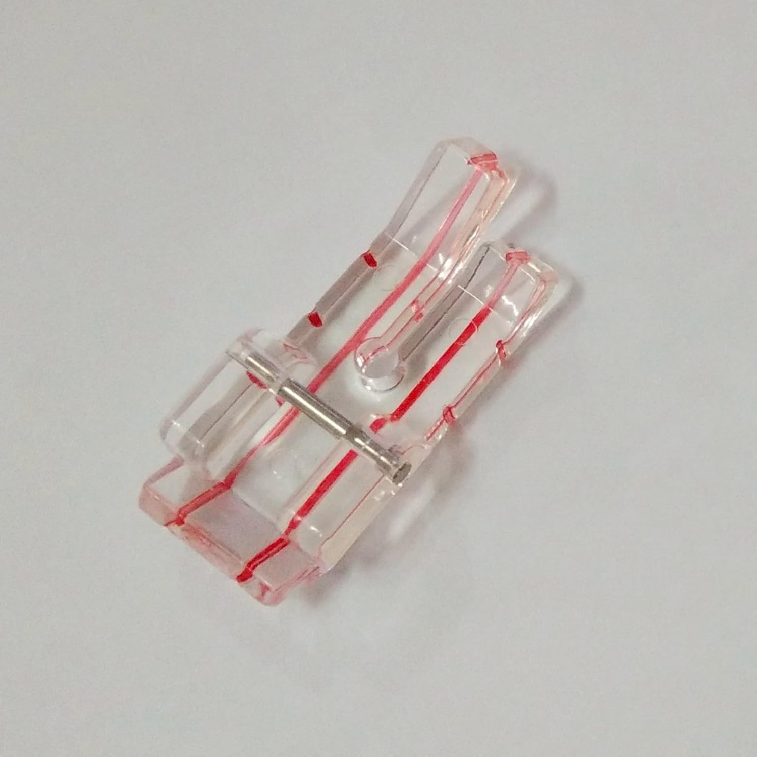 Great Choice Products 1/8" 1/4" Clear View Quilting Foot For Brother Janome Silver Toyota (602Red)