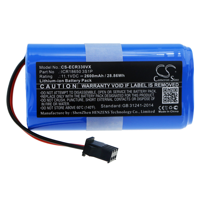 Cameron Sino Battery for Ecovacs CEN330 CR330 CR333 Dora CEN331 CR331 CR332 ICR18650 3S1P