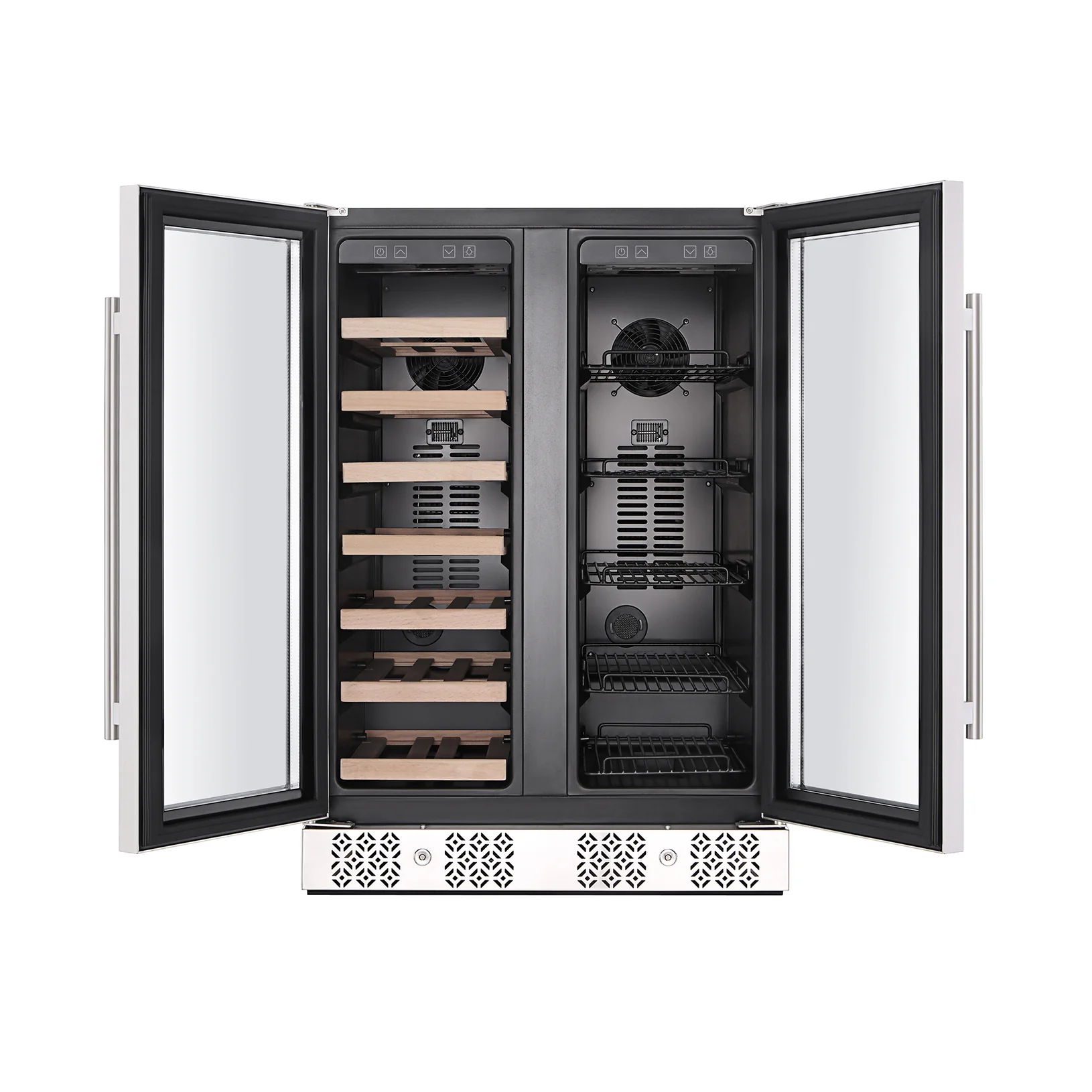 Empava 24" Dual Zone Wine Cooler & Beverage Fridge BR03D