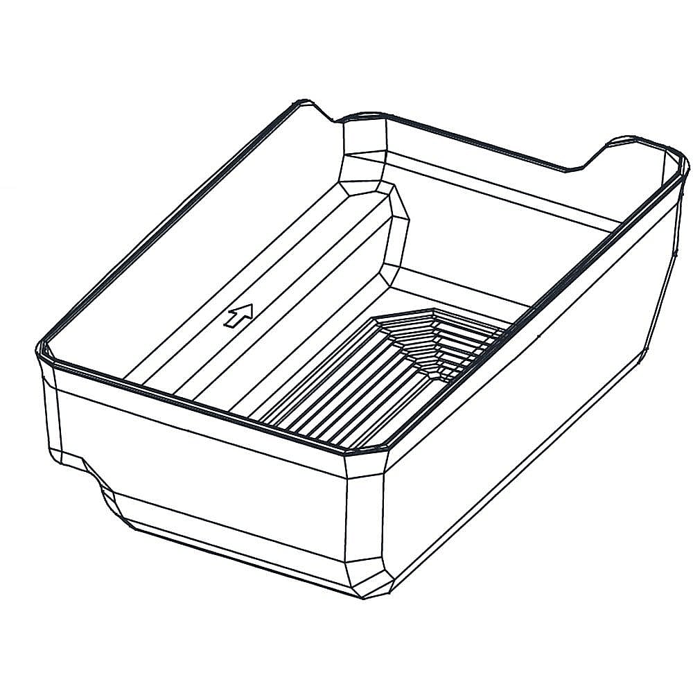 Daewoo 30111-0055900-01 Refrigerator Ice Bin (replaces 30111-0055900-00) Genuine Original Equipment Manufacturer (OEM) Part