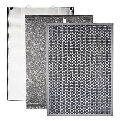 airclean 1-set replacement filter compatible with bissell air220,2609a,air320,2768a air purifiers.compare to part 2677,2678,2