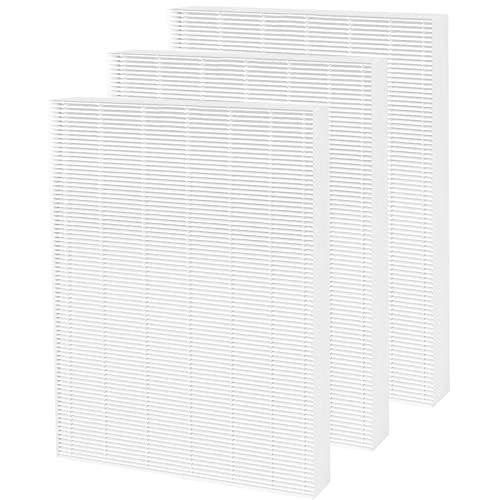 allisfresh 116130 true hepa replacement filter h compatible with winix 5500-2 air purifier and models am80, 3 pack hepa filte