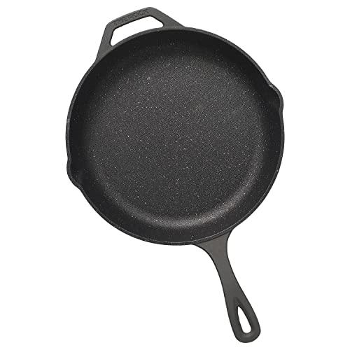 STARFRIT the rock by starfrit 032224-002-0000 iron skillet, residential kitchen, black