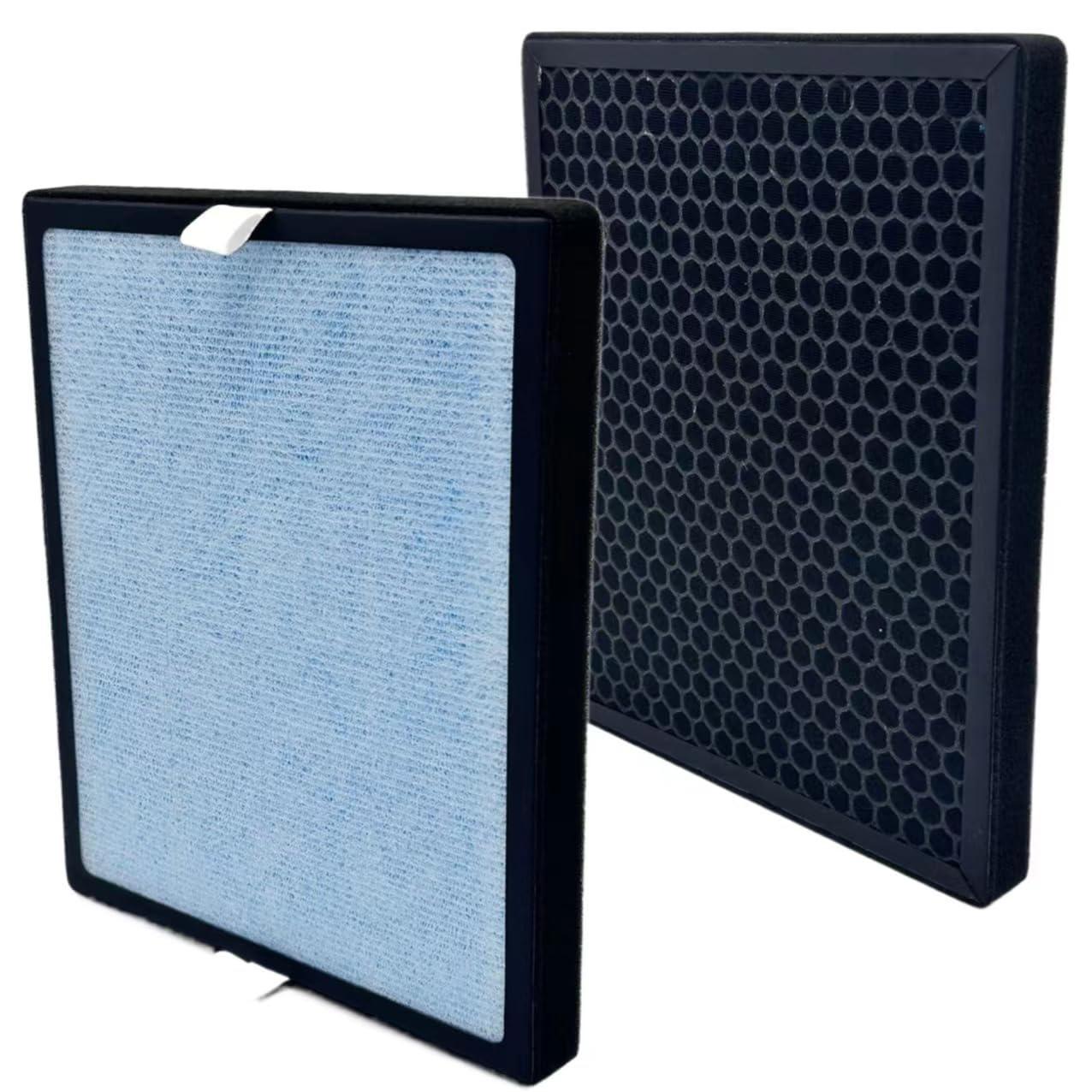 can-meageren replacement h13 hepa filter compatible with renpho himox m11 air purifier 2-pack