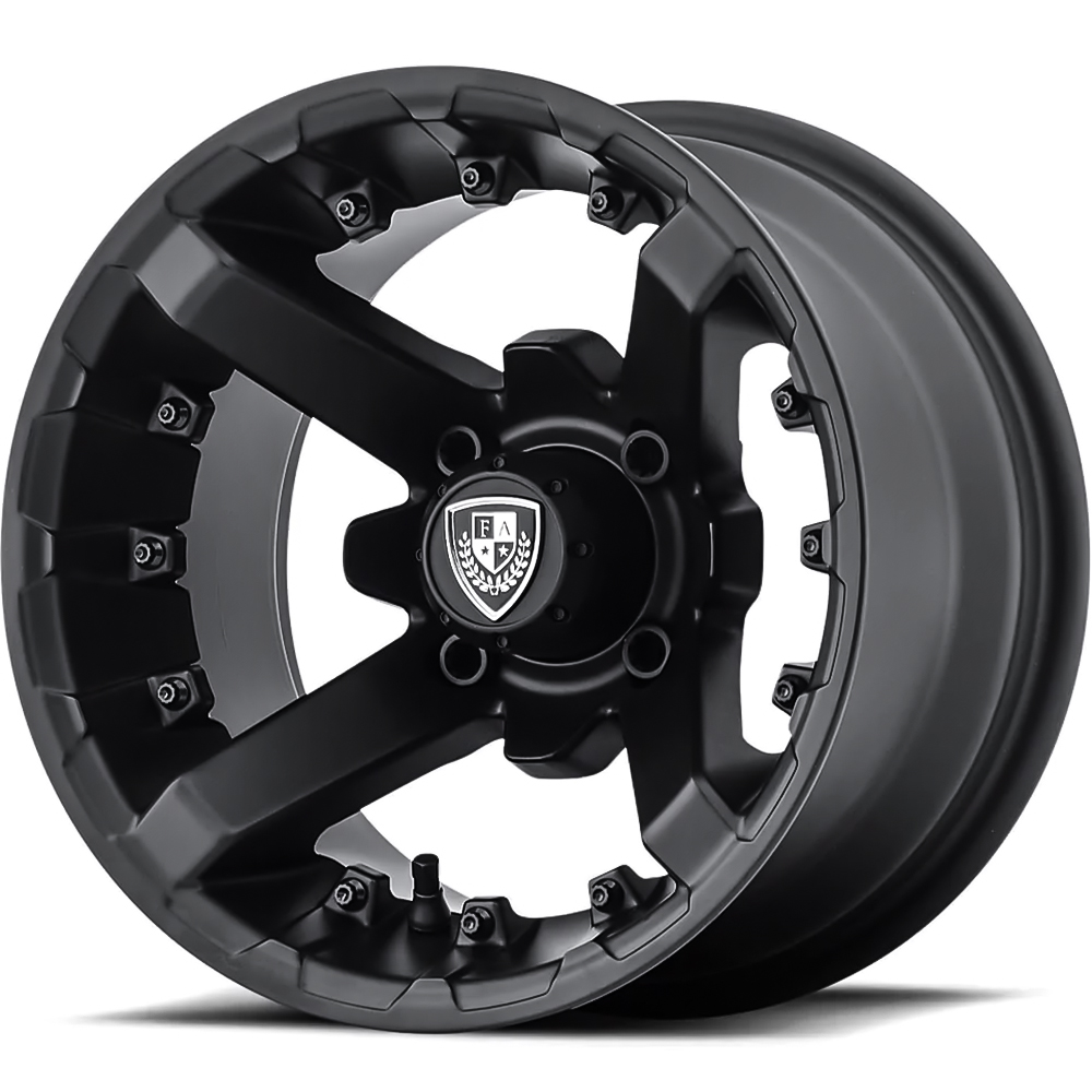 Fairway Alloys 1 Wheel 12" FA138 Battle 12X7 4x101.6 Matte Black -47ET 70.7CB (FA-138-M)