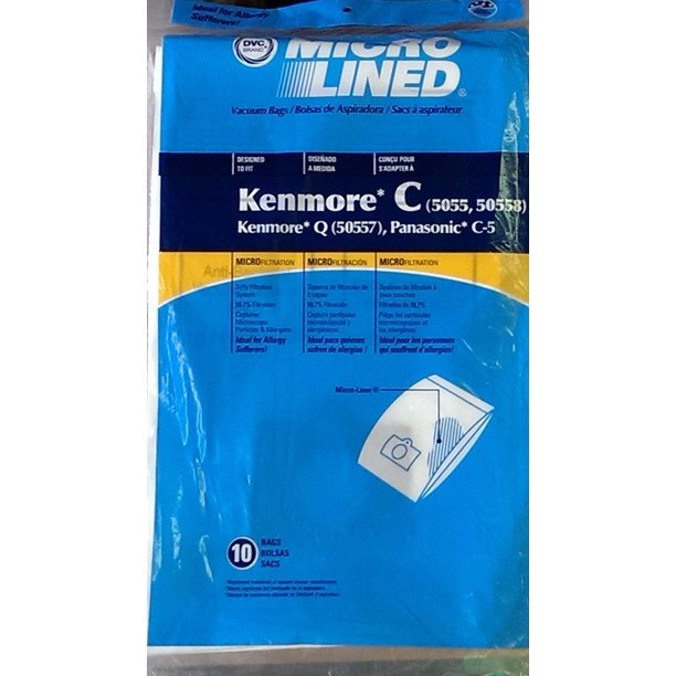 DVC 10Ken Vacuum Cleaner Bags 5055 50557 50558 Canister DVC