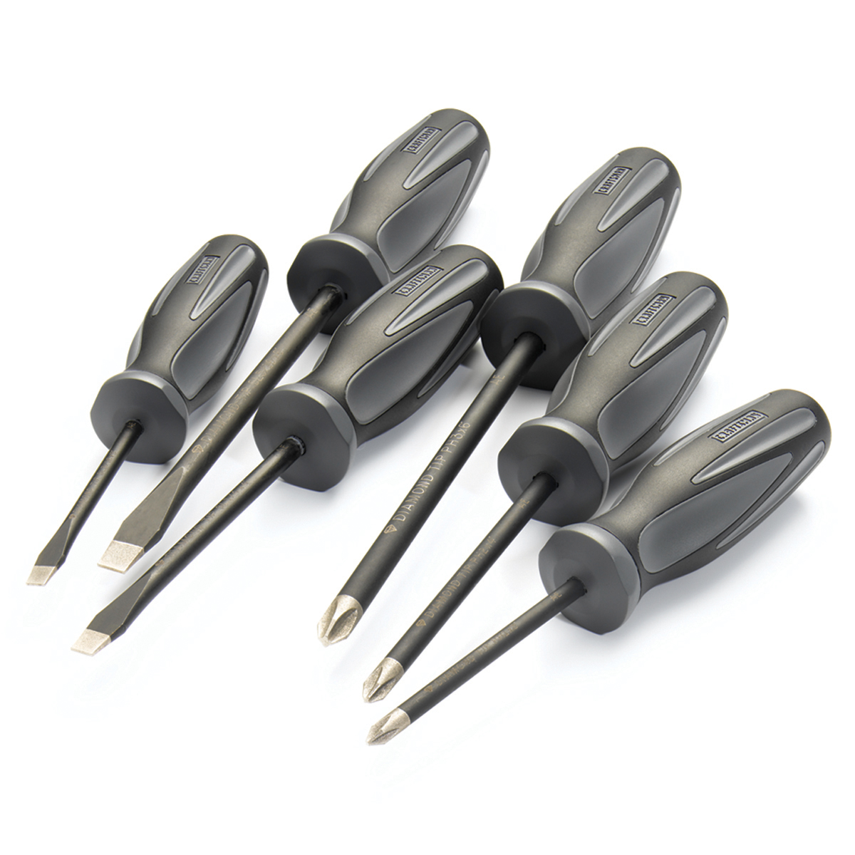 Craftsman 6-Piece Extreme Grip Diamond Tip Screwdriver Set