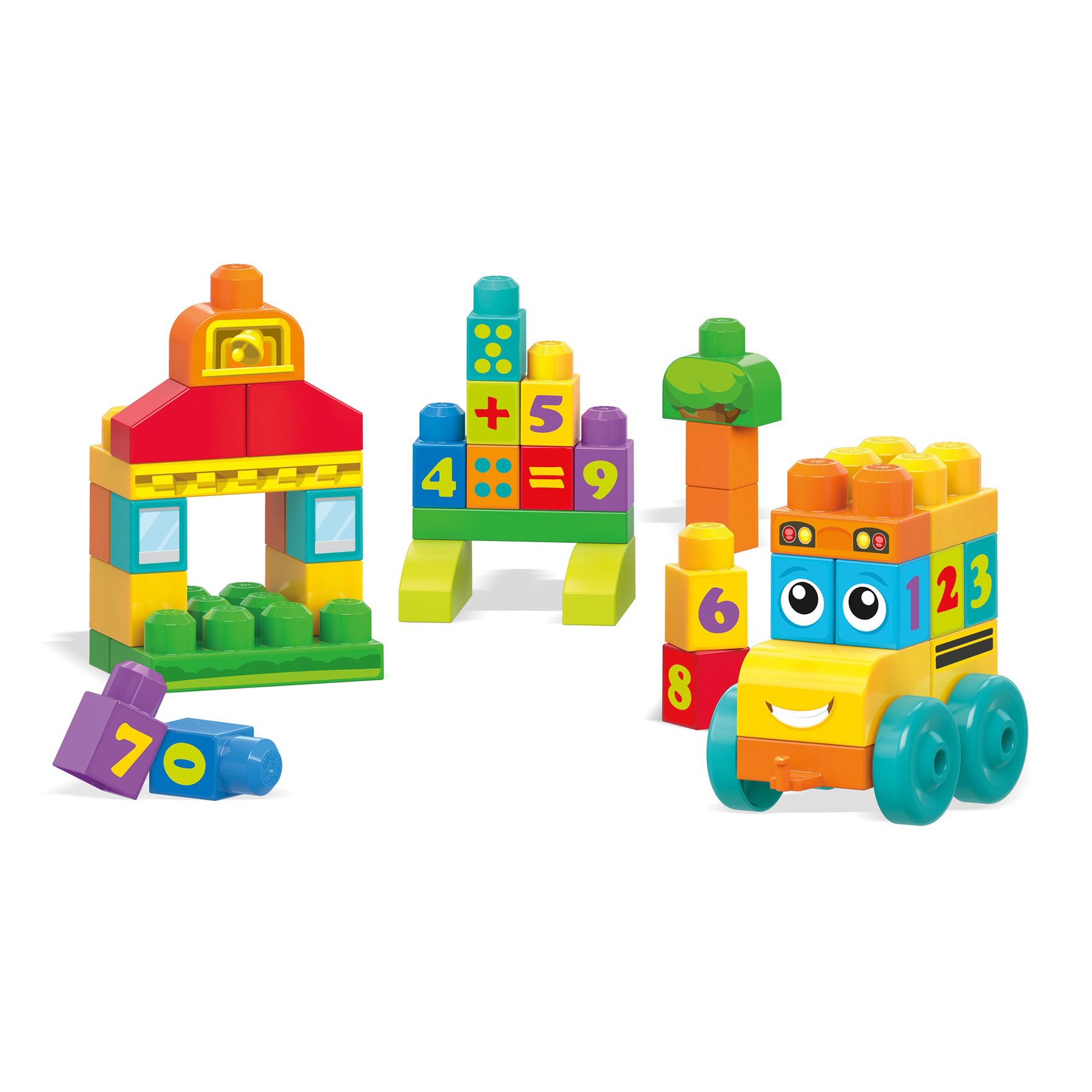 Mega Bloks Building Basics 123 Counting Bus