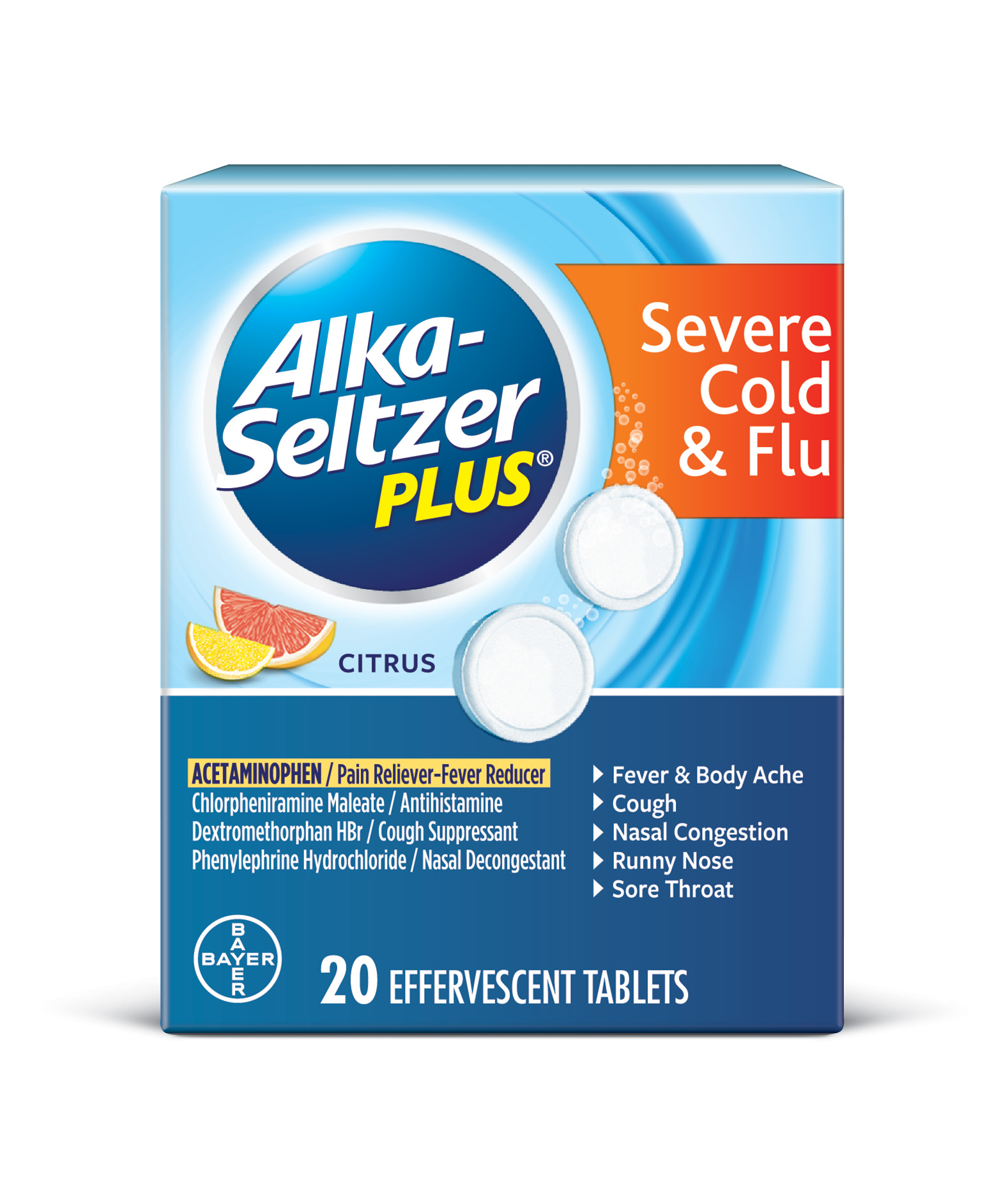 Alka-SeltzerPlus20C Severe Cold