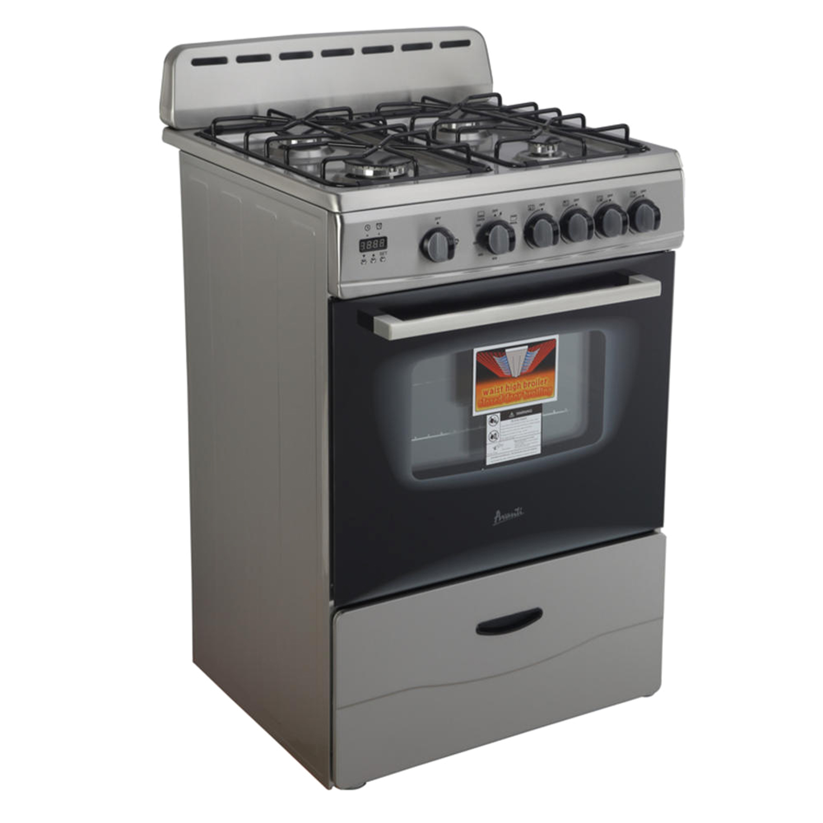 Avanti GR2414CW 24" Gas Range - Stainless Steel