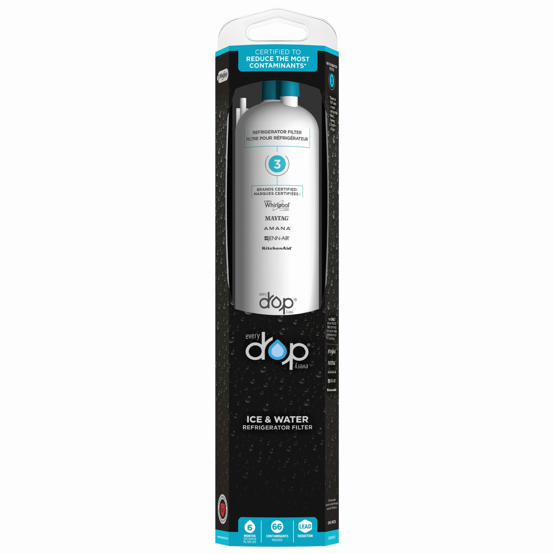 Whirlpool EDR3RXD1EveryDrop Water Filter 3