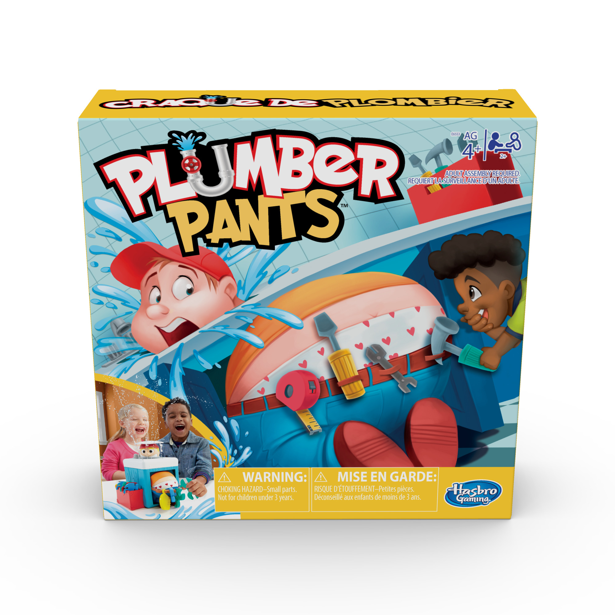 Hasbro Plumber Pants Game For Kids Ages 4 and Up