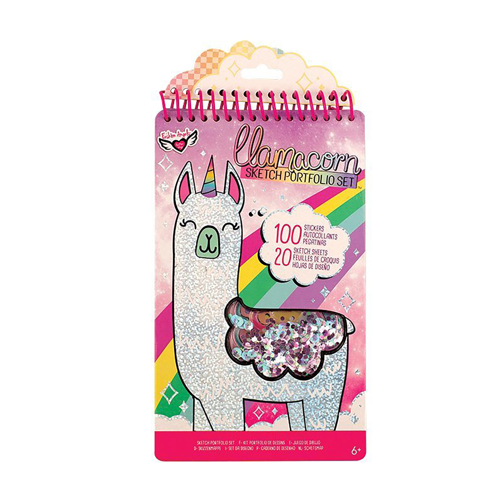 Fashion Angels Llama Shaker Compact Portfolio