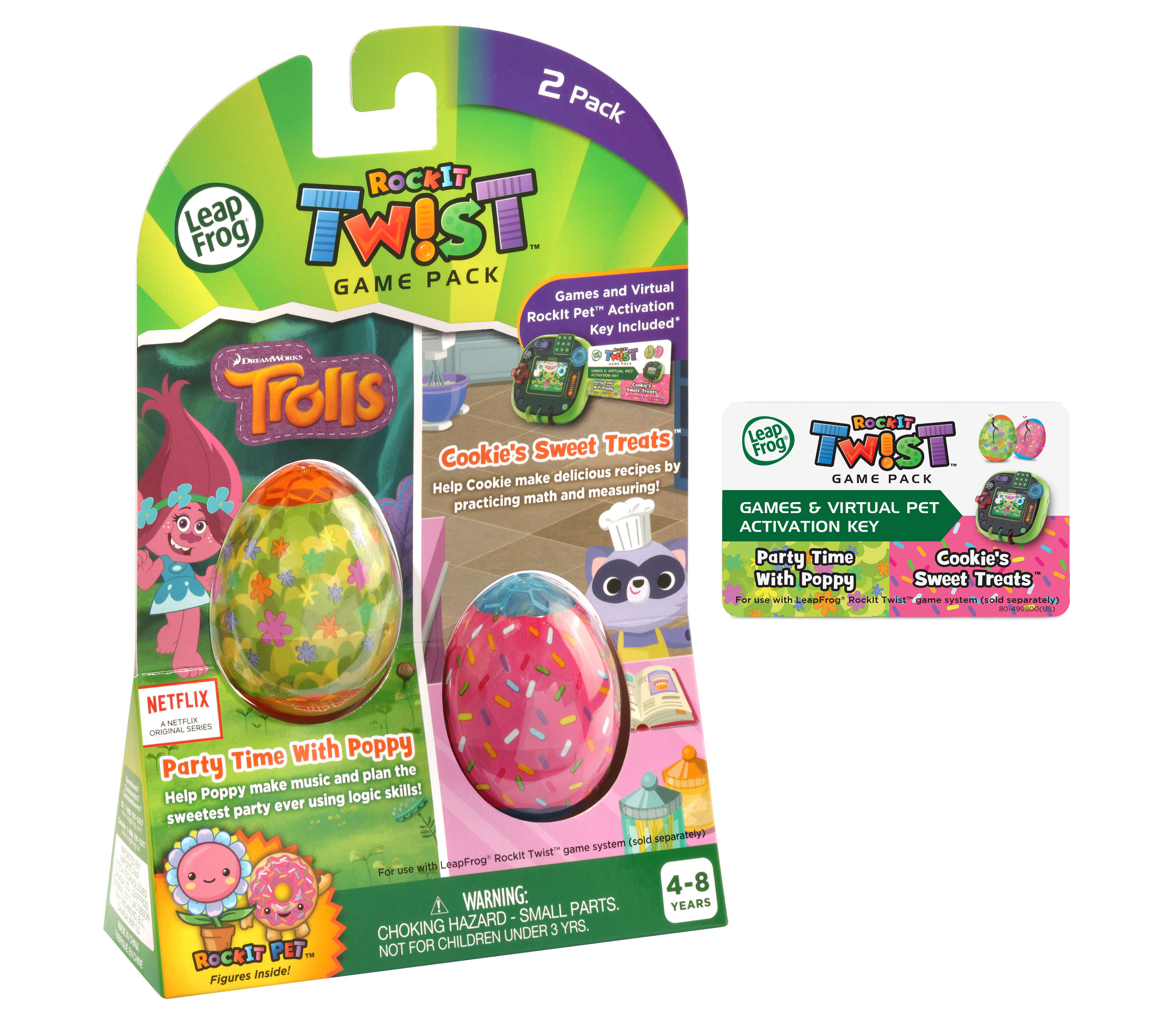 LeapFrog RockIt Twist™ 2 Game Pack: Trolls Party Time With Poppy and Cookie's Sweet Treats