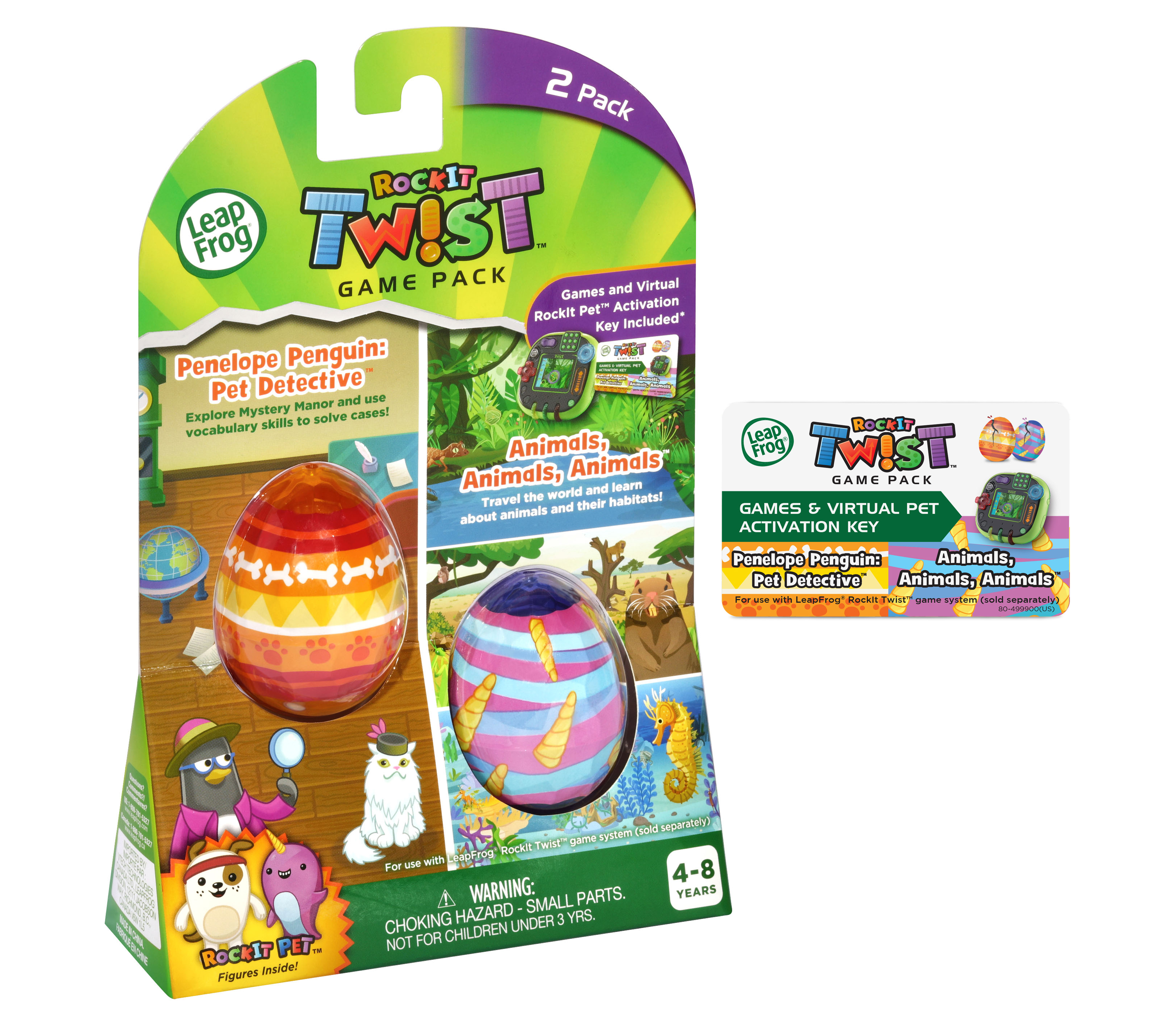 LeapFrog RockIt Twist™ 2 Game Pack: Penelope Penguin: Pet Detective™ and Animals, Animals, Animals™