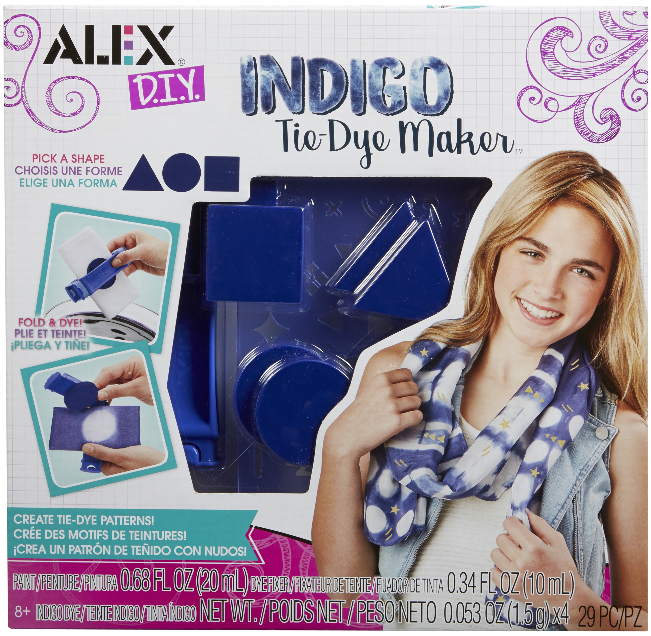 Alex D.I.Y. Indigo Tie Dye Maker Kit