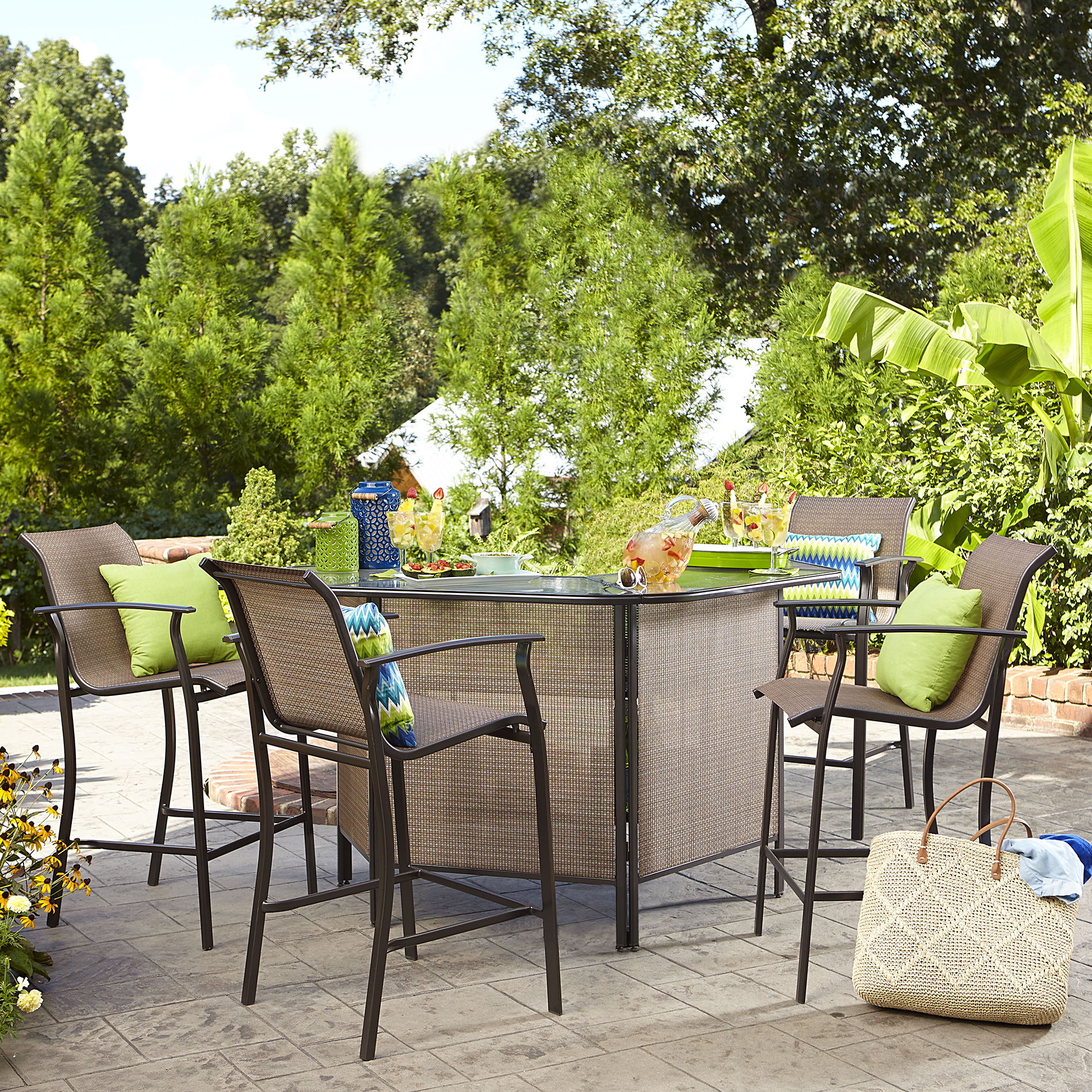 Garden Oasis Harrison 5 pc. Outdoor Bar Set