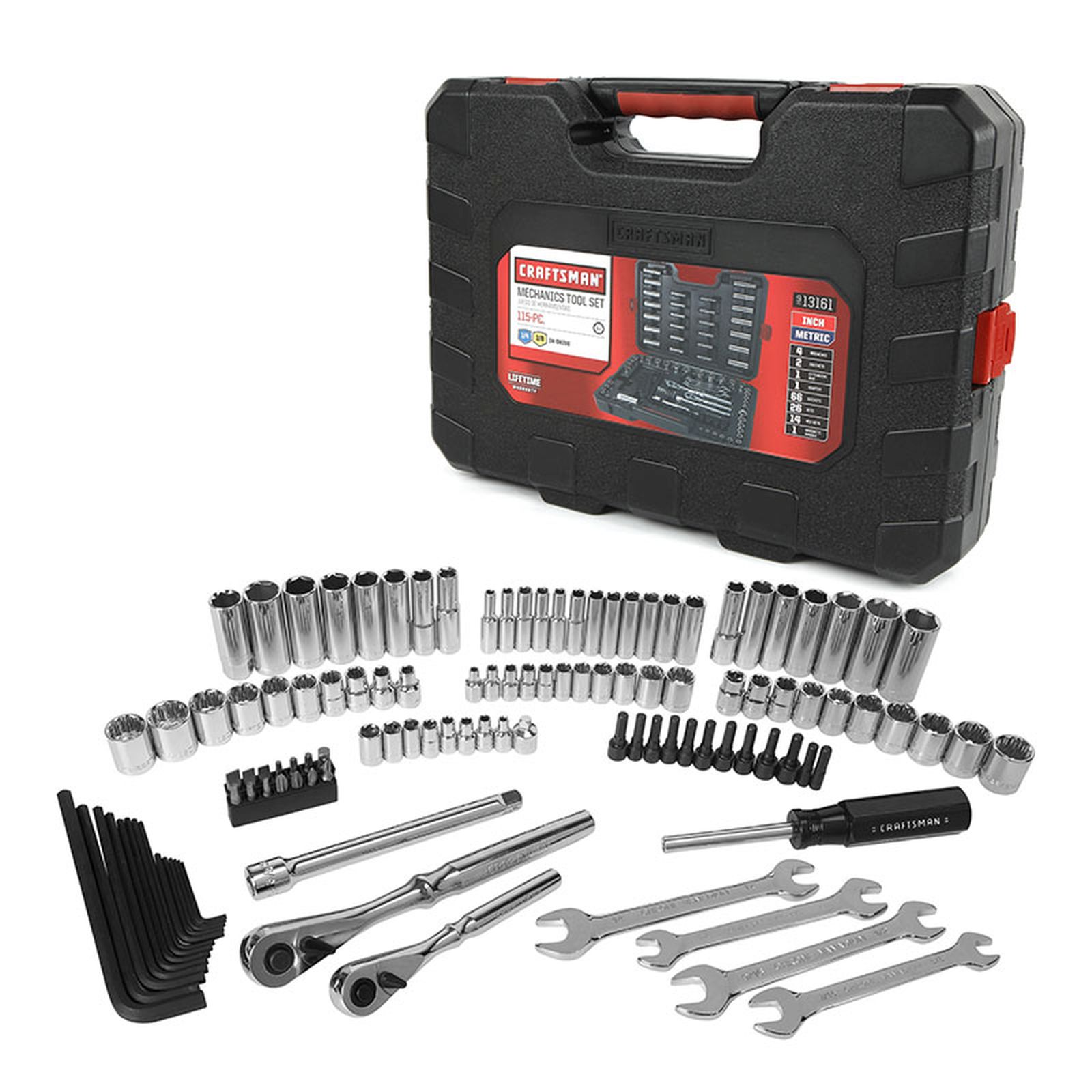 Craftsman 115-Piece Mechanic Tool Set