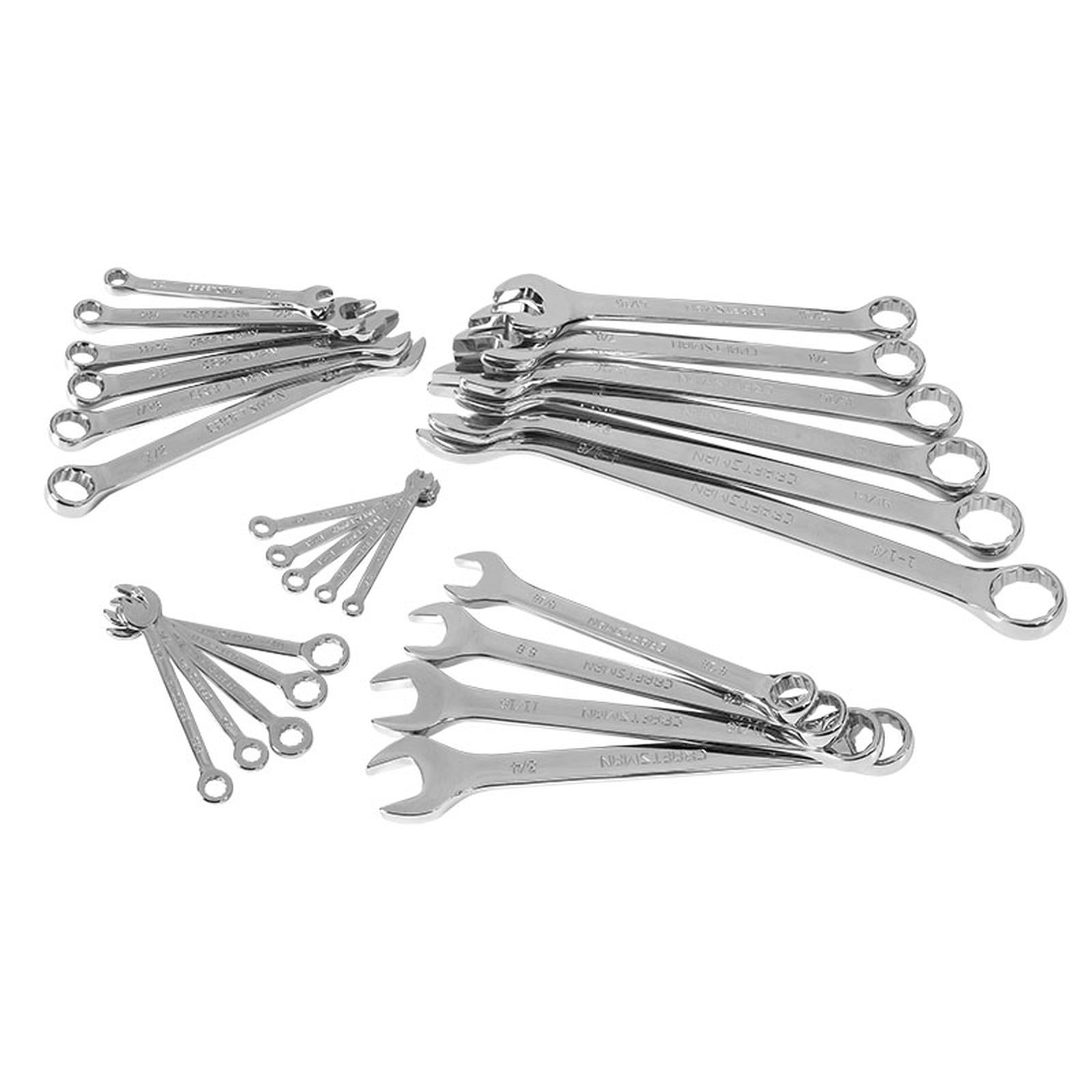 Craftsman 26-Piece Standard Combination Wrench Set-inch