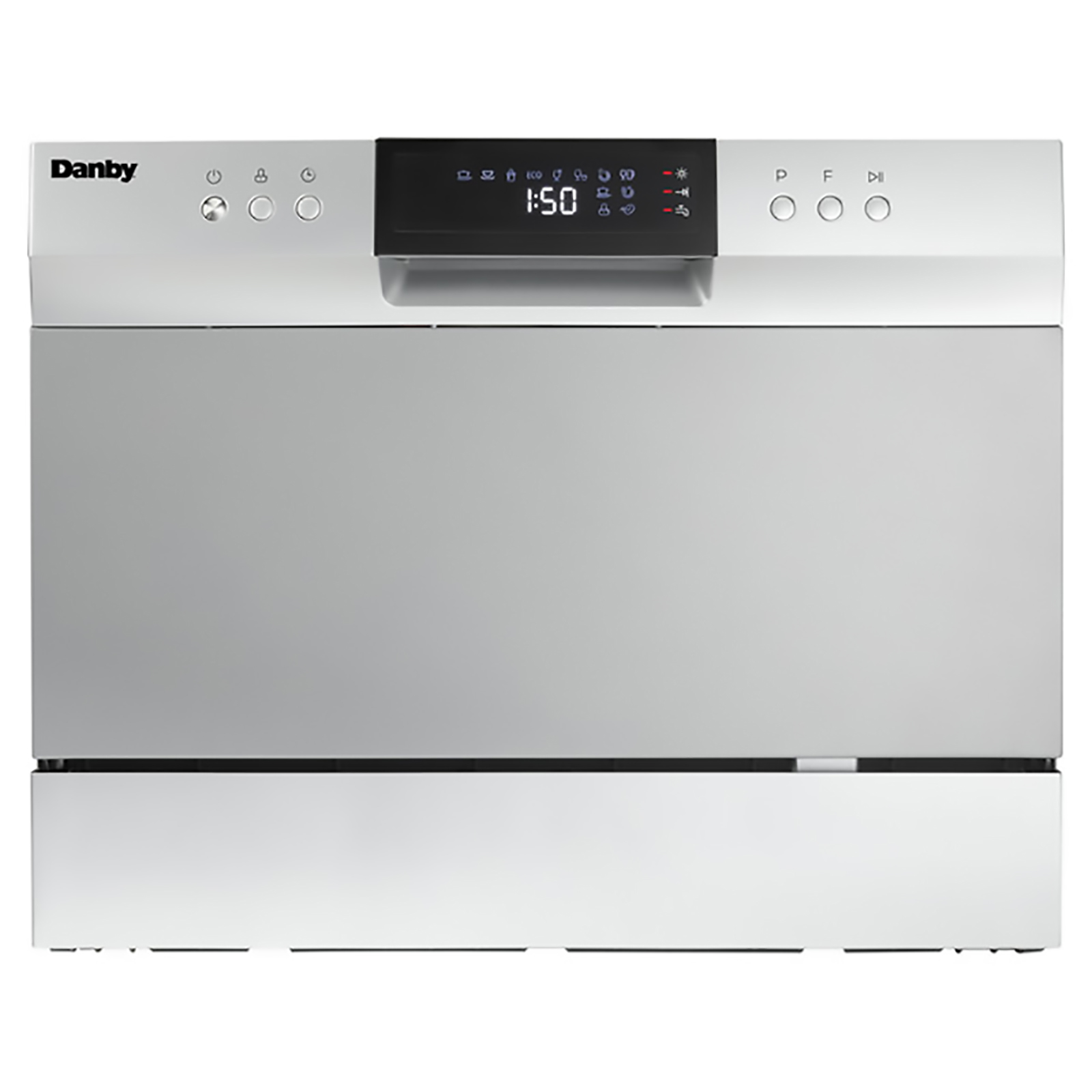 Danby DDW631SDB6 Place Setting Countertop Dishwasher in Silver