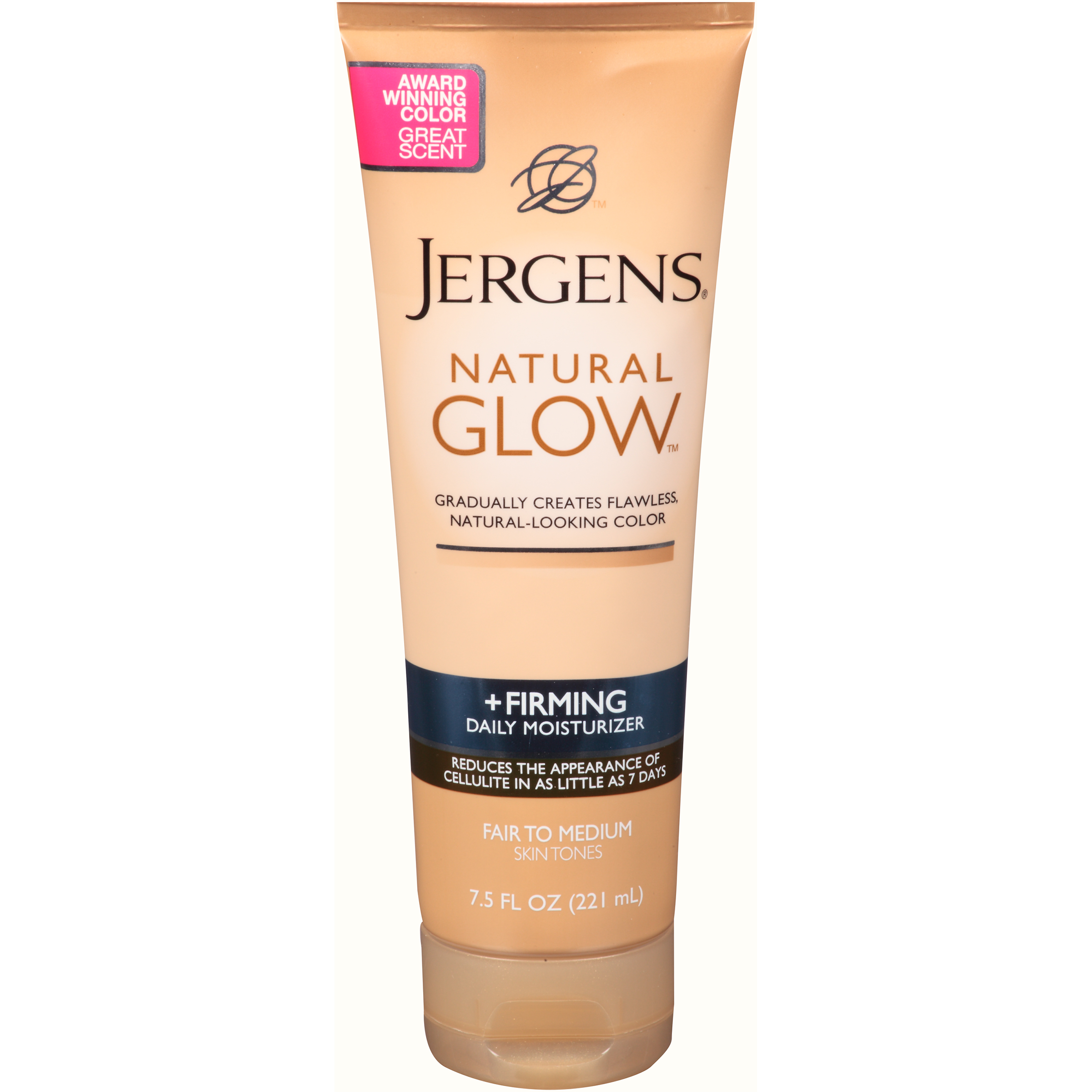 Jergens Natural Glow Daily Moisturizer, Firming, Medium Skin Tones, 7.5 fl oz (221 ml)