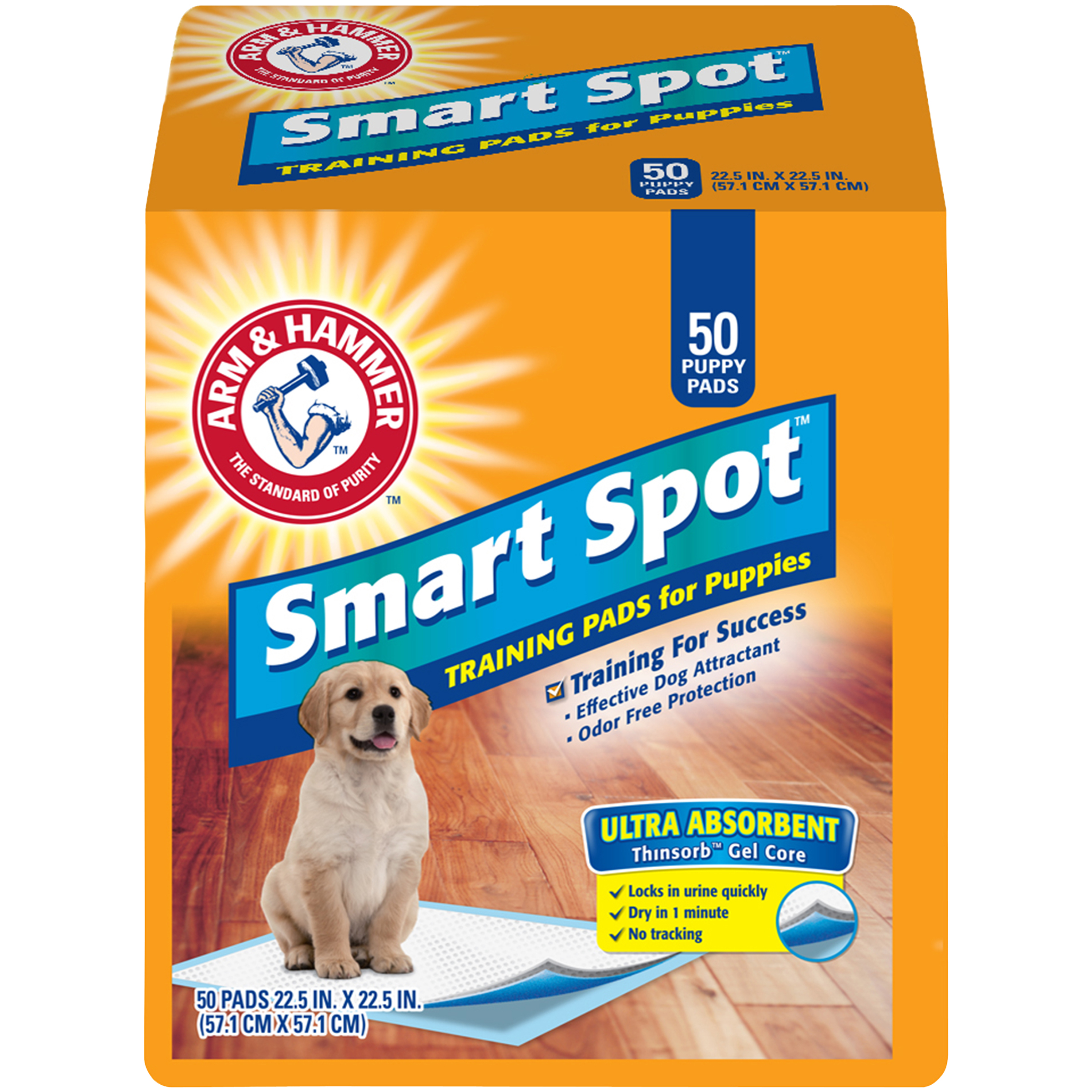 Arm & Hammer Ulta Absorbent Puppy Pads 50 count