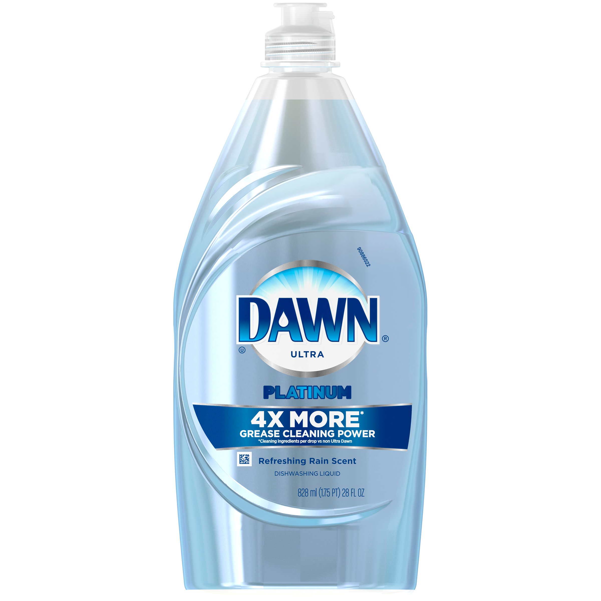 Dawn Plus Power Scrubbers Dishwashing Liquid, Ultra Concentrated, Original Scent, 30 fl oz (1.87 pt) 887 ml