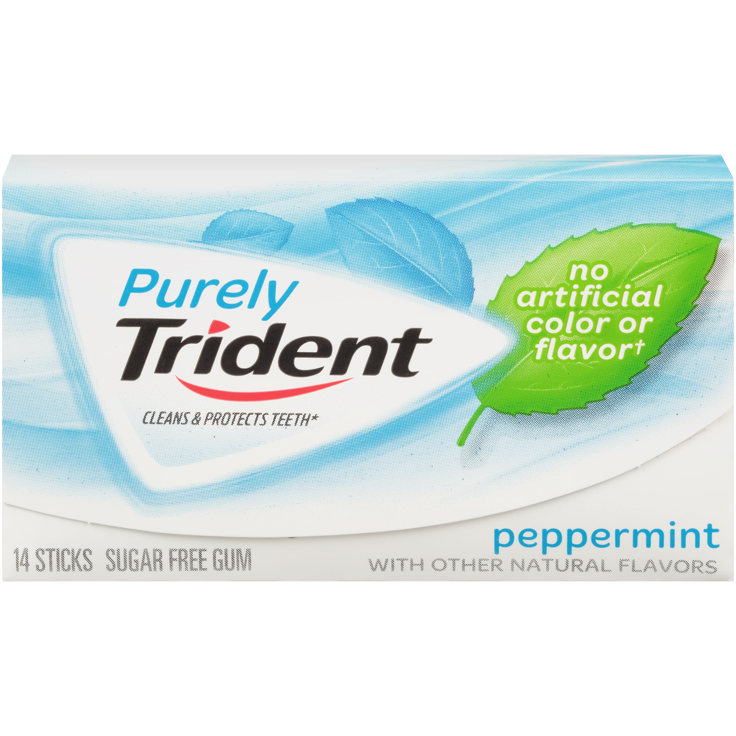 Trident PurelyPeppermint Sugar Free Gum 14 ct Pack