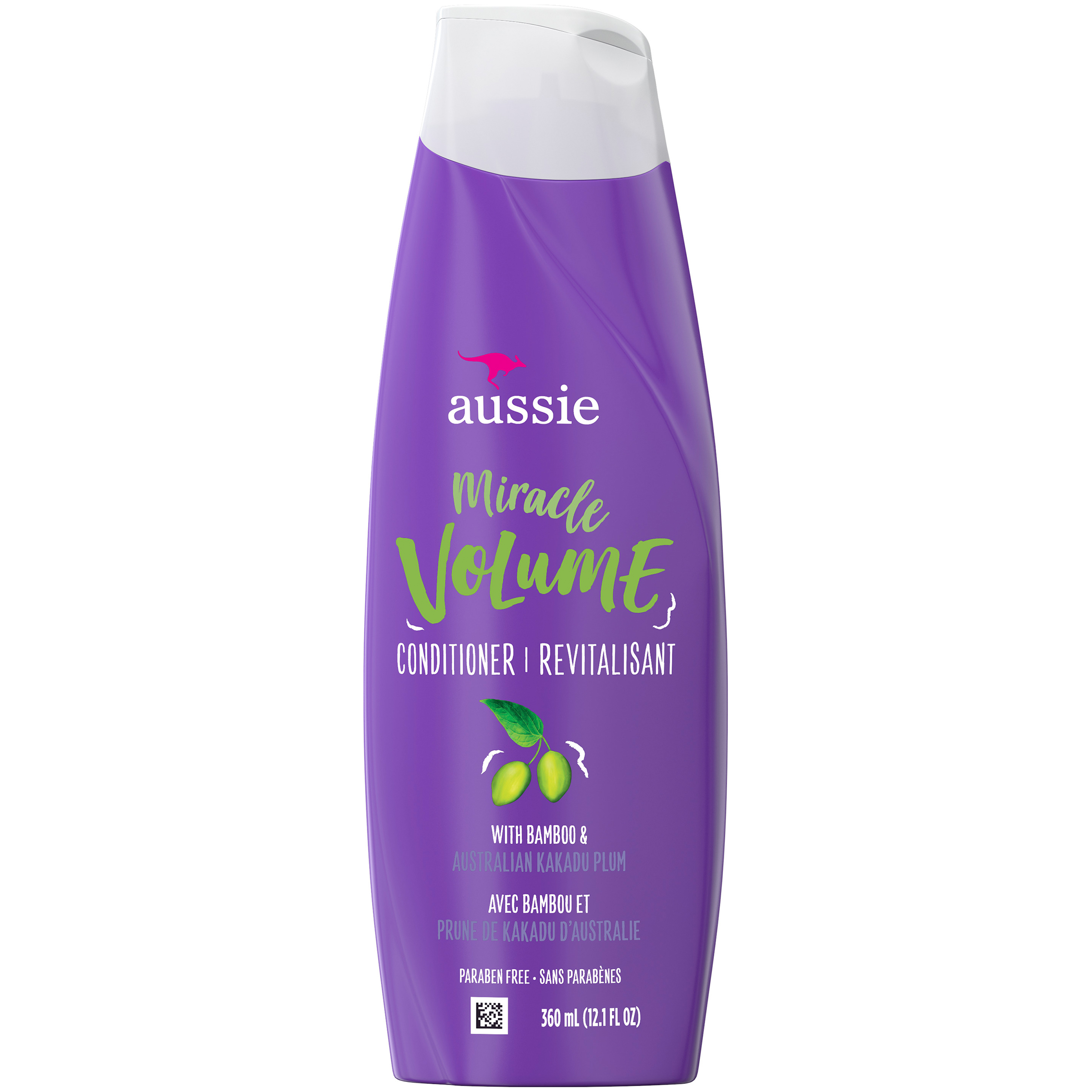 AussieParaben-Free Miracle Volume Conditioner w/ Plum & Bamboo For Fine Hair, 12.1 fl oz