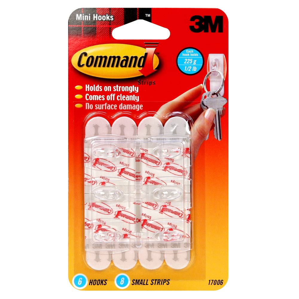 CommandTM Mini Hooks - White