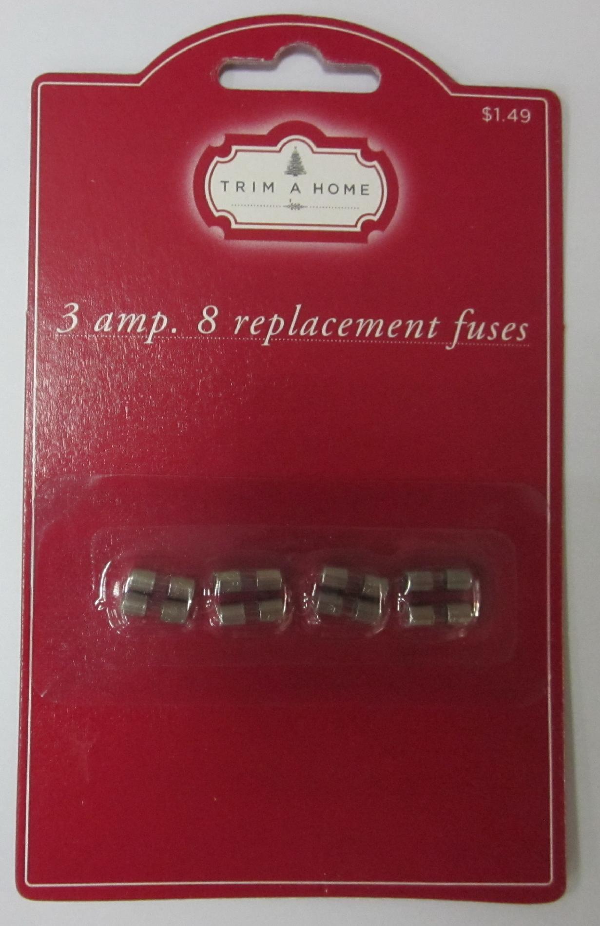 Trim A Home® 8ct 3AMP Replacement Fuses