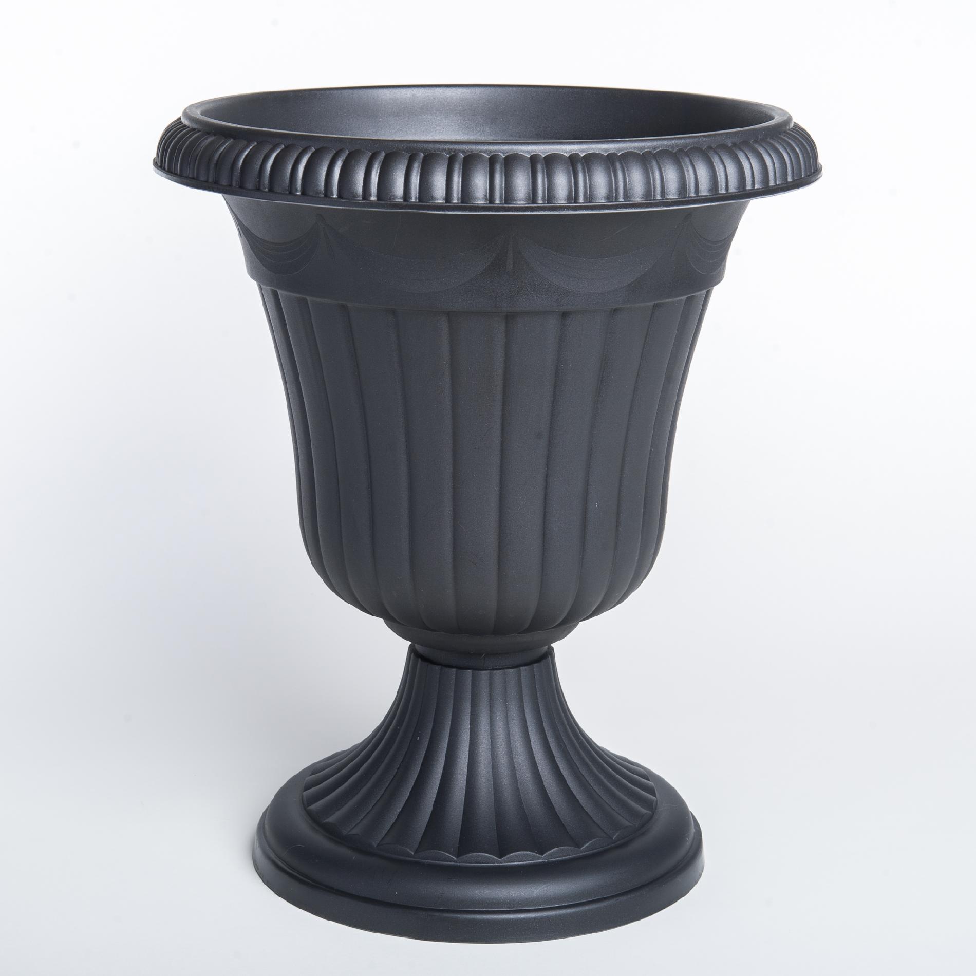 19" Urn Planter Black