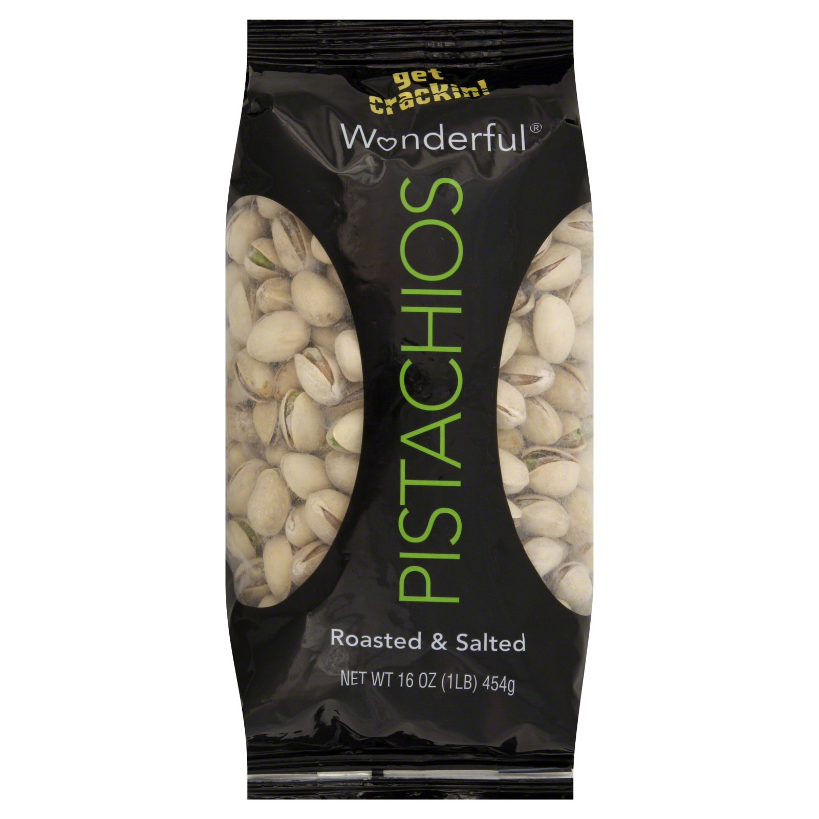 Wonderful Pistachios, Roasted & Salted - 16 oz (1 lb) 454 g