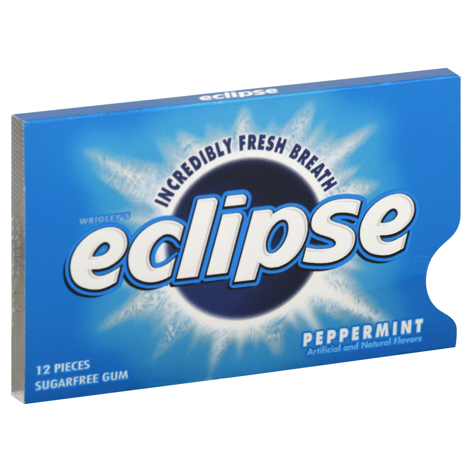 Eclipse Gum Gum, Sugarfree, Peppermint, 12 pieces