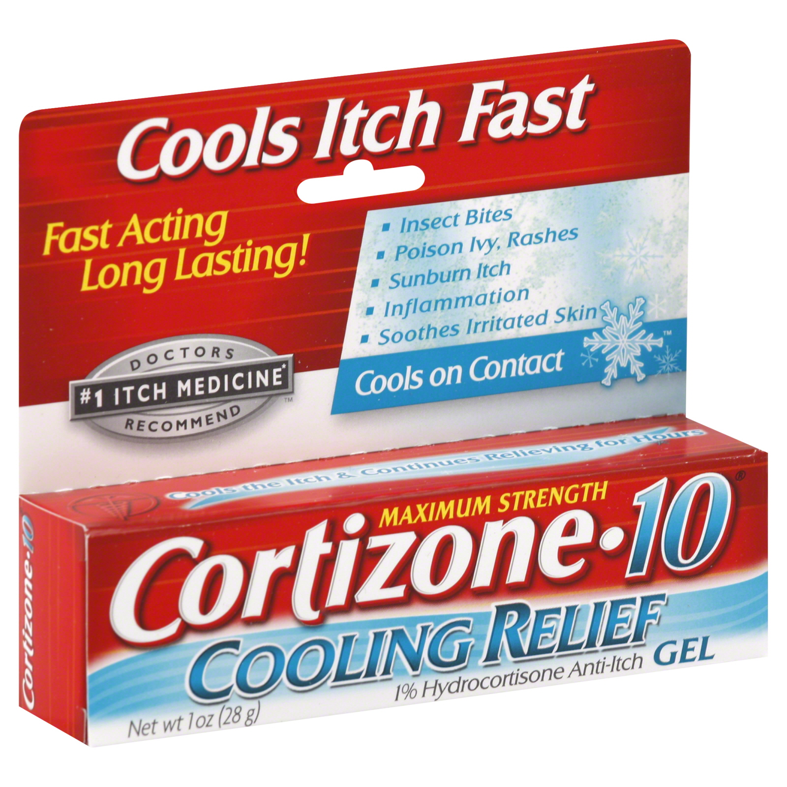 Cooling Relief Gel, Maximum Strength, 1 oz (28 g)