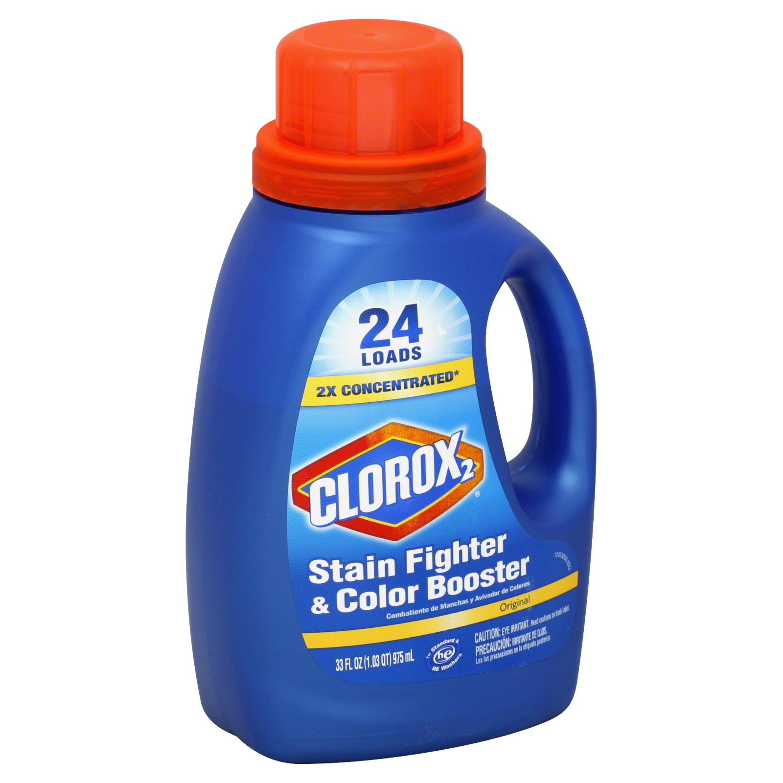 Clorox Stain Fighter & Color Booster, 2x Ultra, Original Scent, 33 fl oz (1.03 qt) 975 ml